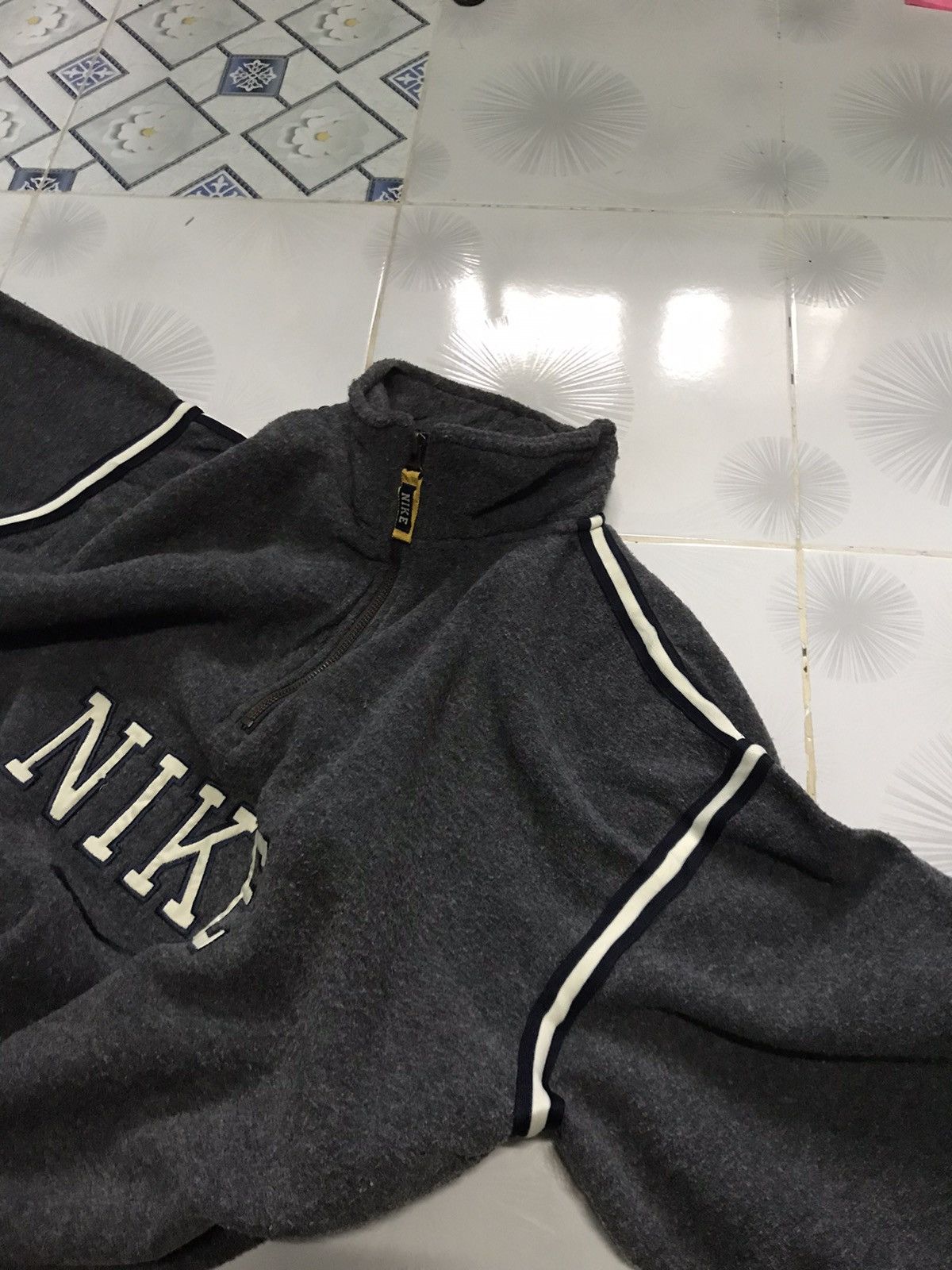 Nike × Vintage Vintage Nike Half Zipper Fleece Jacket Size US L / EU 52-54 / 3 - 5 Thumbnail