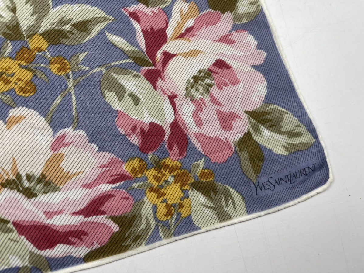 Vintage × Yves Saint Laurent YSL bandana handkerchief neckerchief scarf turban HC0036 Size ONE SIZE - 3 Thumbnail