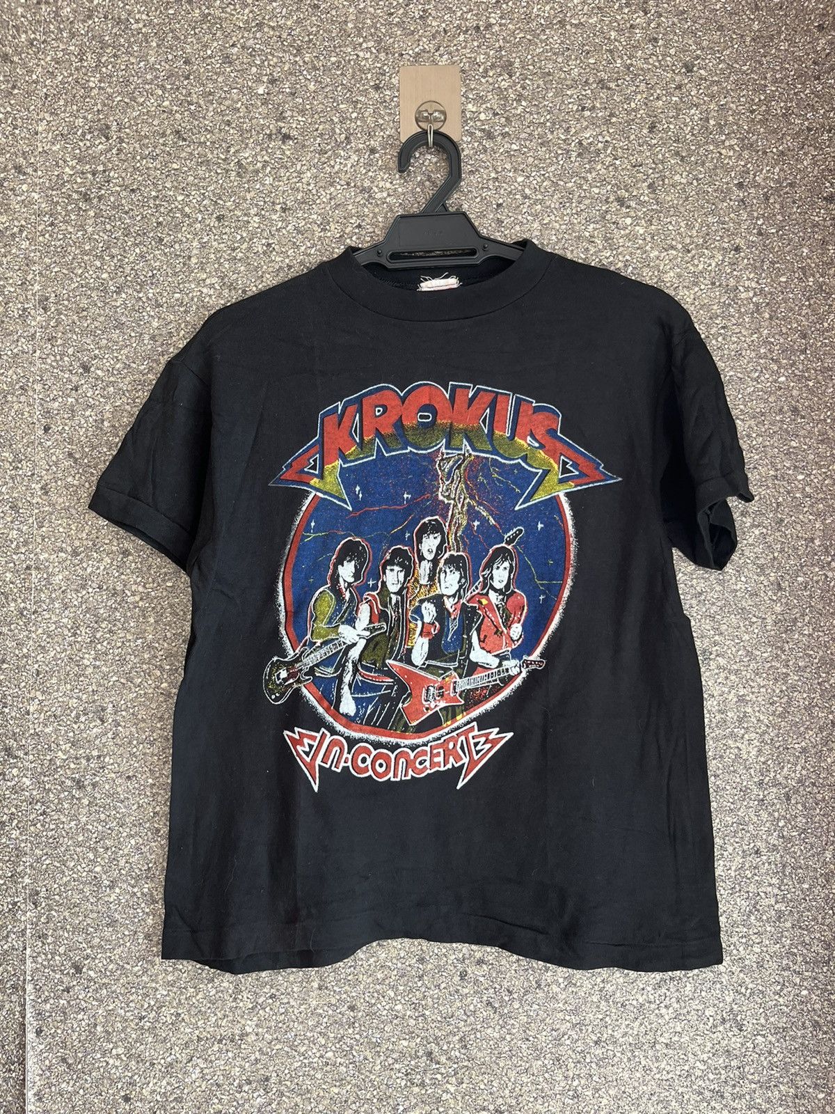 Band Tees × Vintage Krokus ft65 Size US M / EU 48-50 / 2 - 1 Thumbnail