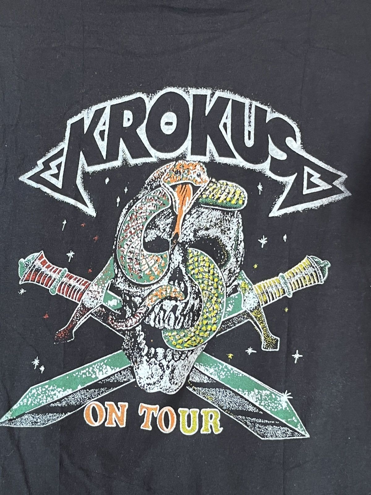 Band Tees × Vintage Krokus ft65 Size US M / EU 48-50 / 2 - 5 Thumbnail