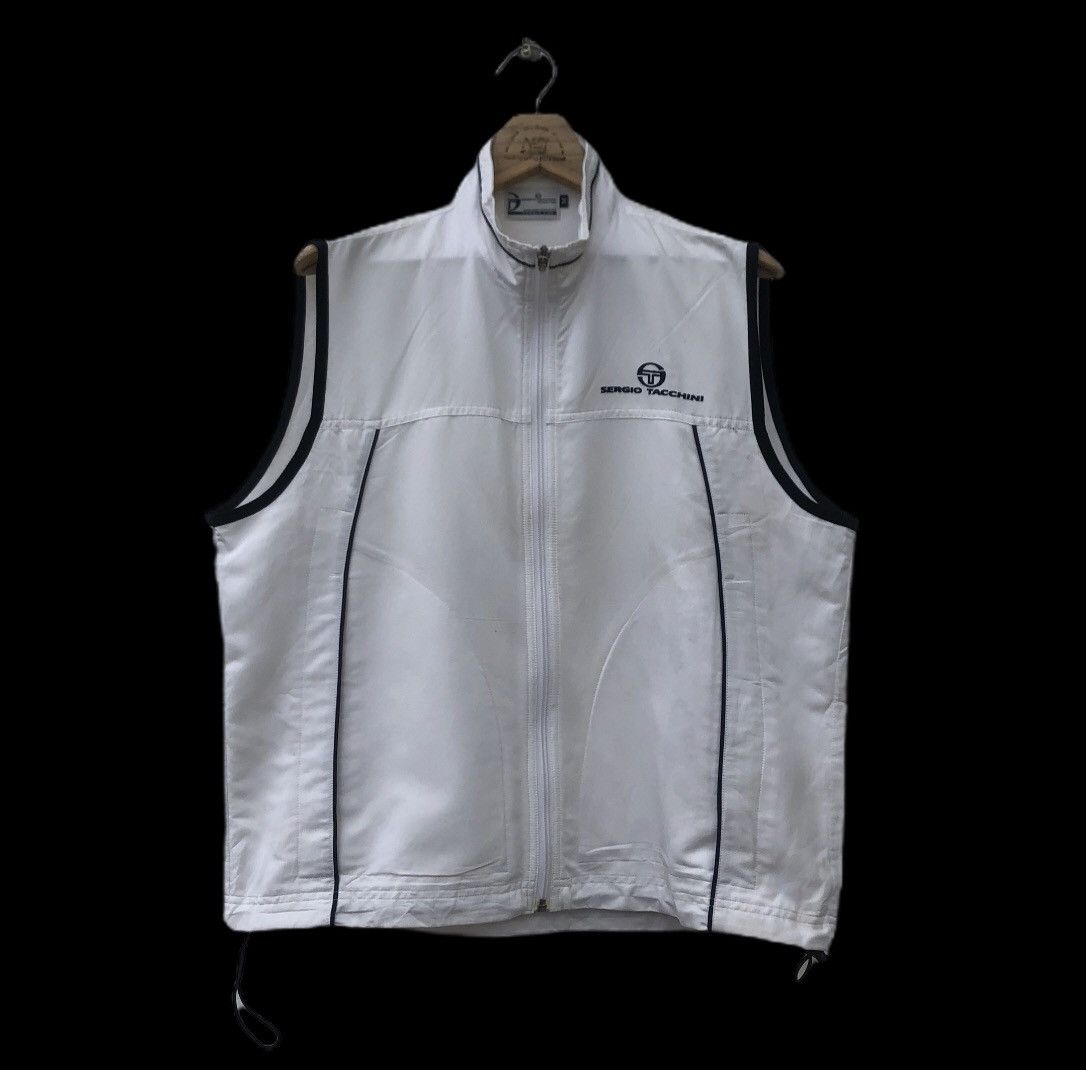 Japanese Brand Tank Top Sleeveless Sergio Tacchini Size US M / EU 48-50 / 2 - 1 Thumbnail