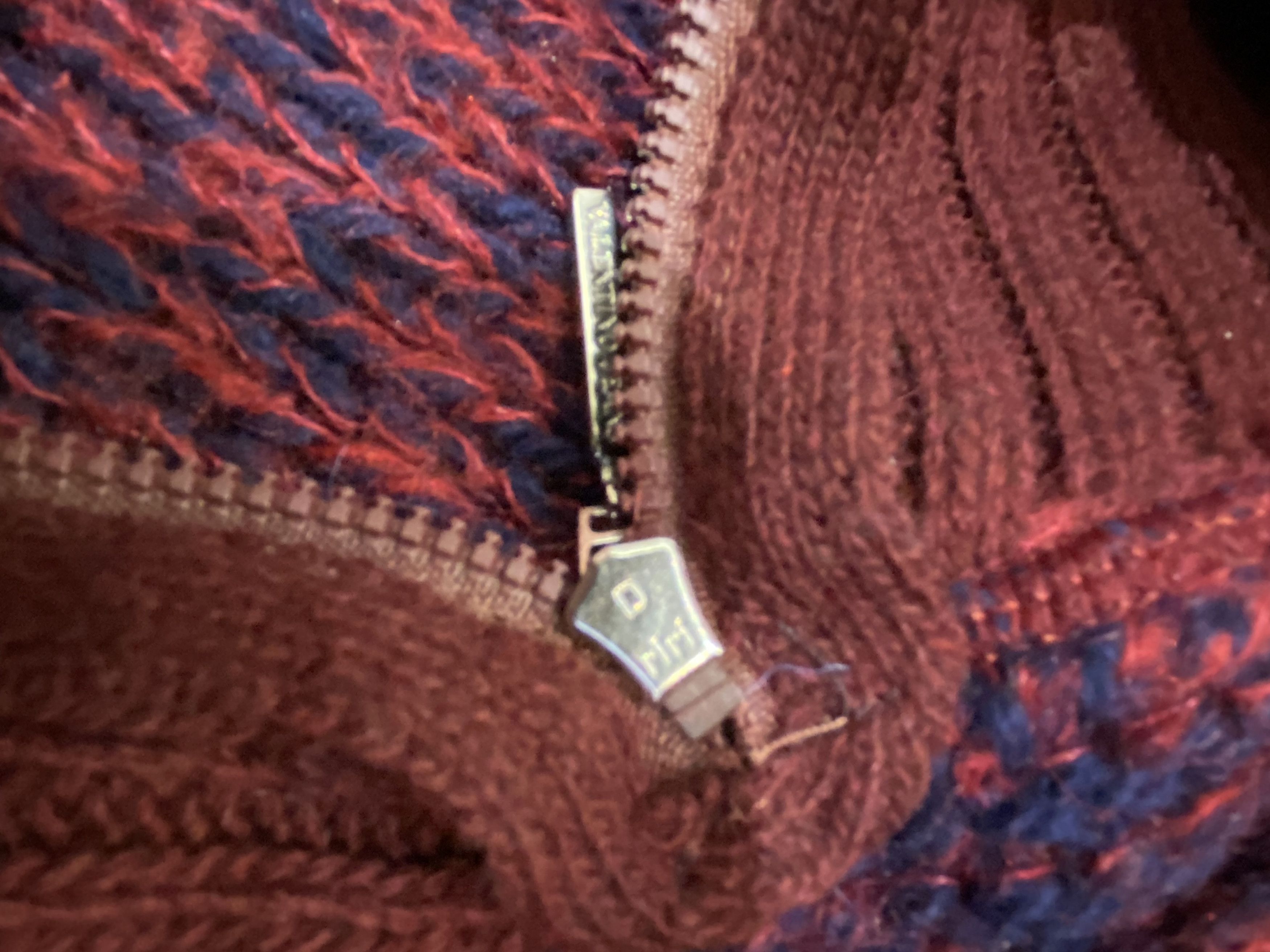 Valentino Archive Valentino Handknit 1/4 Zipped Mohair Wool Sweater Size US XL / EU 56 / 4 - 13 Thumbnail