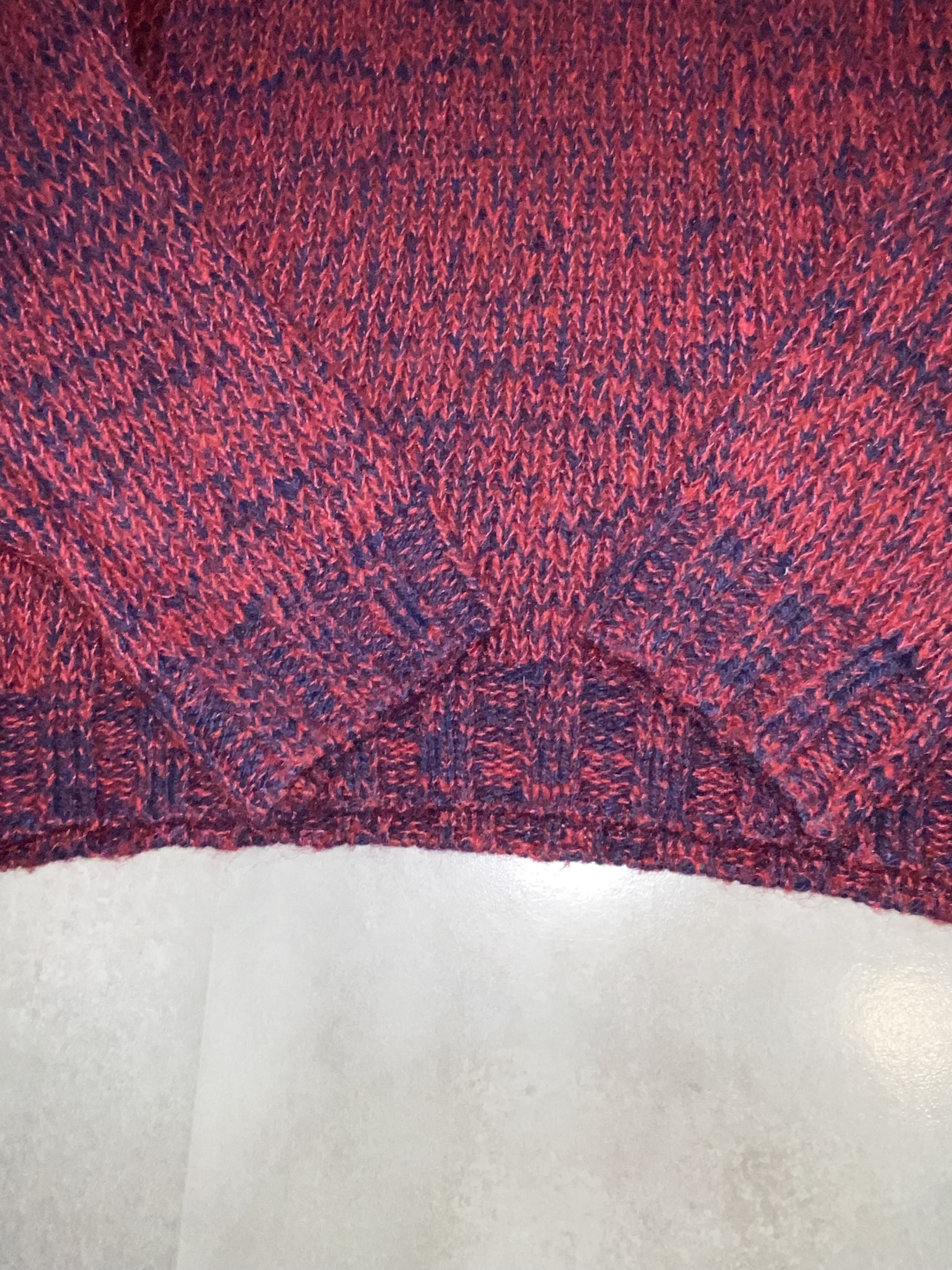 Valentino Archive Valentino Handknit 1/4 Zipped Mohair Wool Sweater Size US XL / EU 56 / 4 - 10 Thumbnail