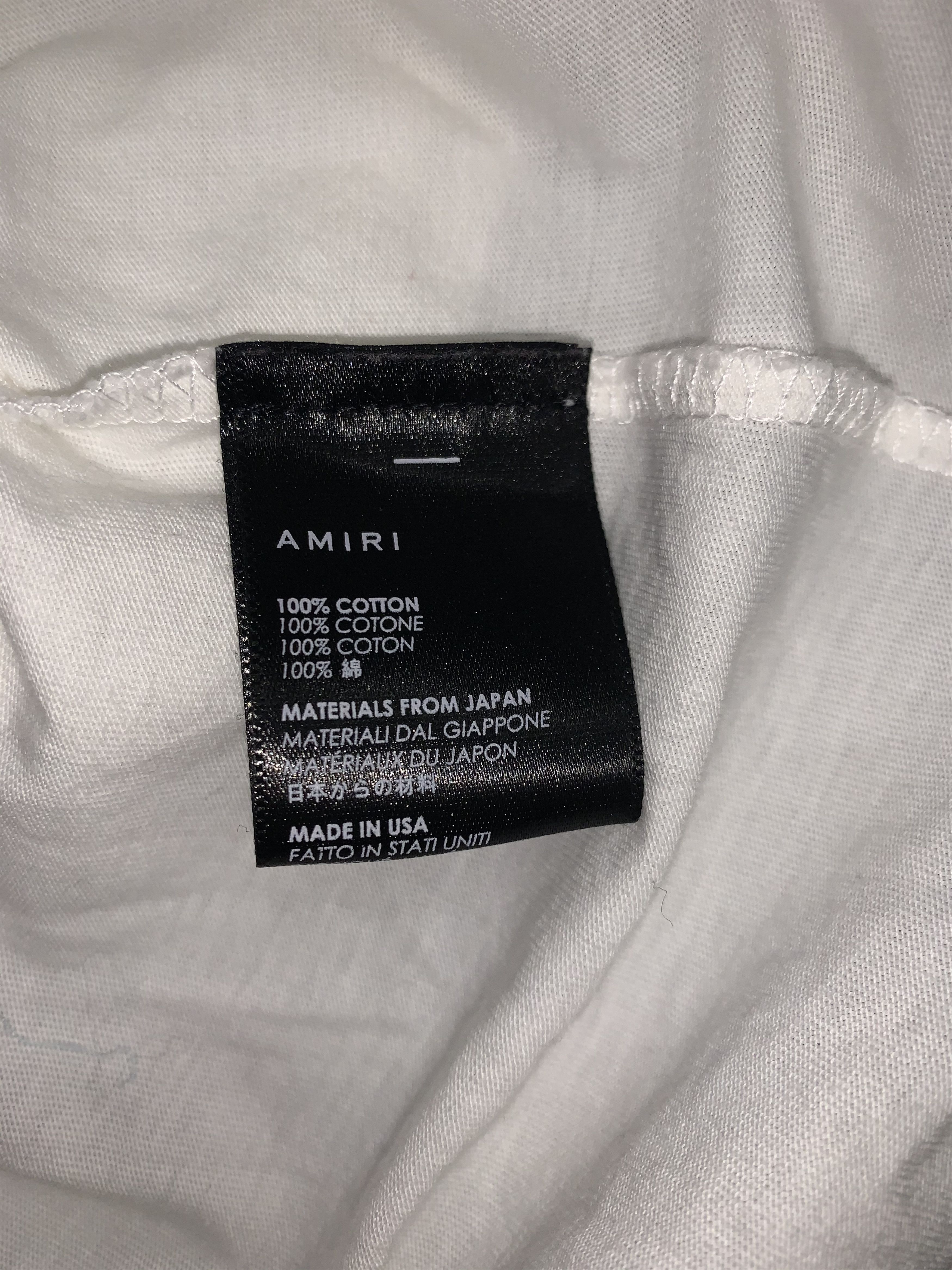 Amiri SS18 Amiri "CELEBRATE THE BLESSING" T-shirt Size US XL / EU 56 / 4 - 6 Thumbnail