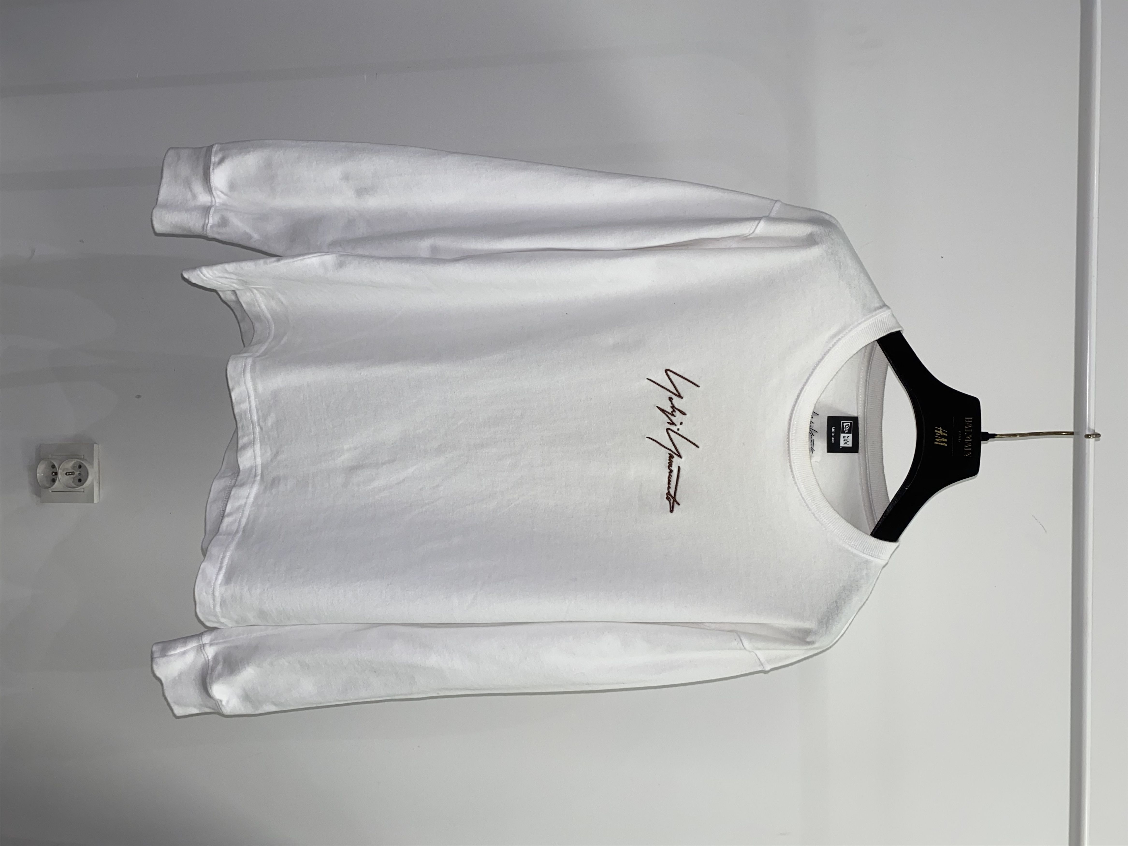 Yohji Yamamoto Yohji Yamamoto X New Era Embroidered Logo Longsleeve Size US M / EU 48-50 / 2 - 1 Thumbnail