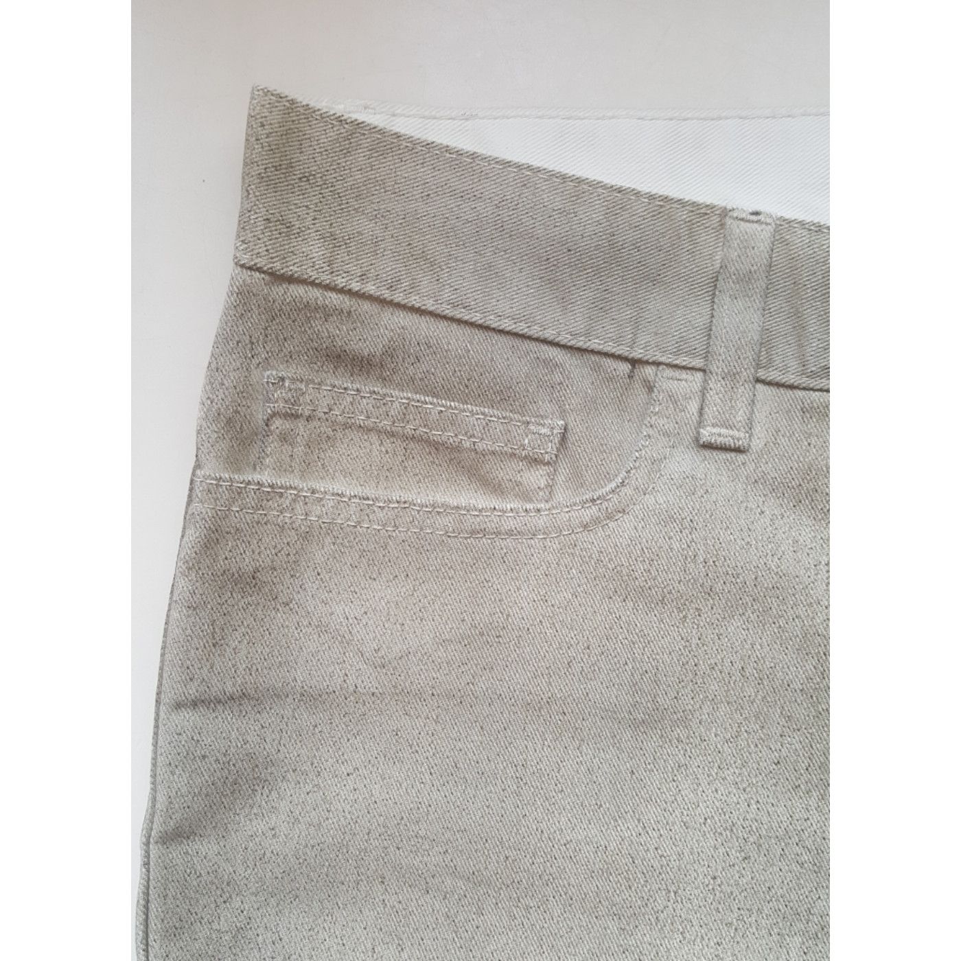 Marc Jacobs Gray Painted Denim Pants Size US 32 / EU 48 - 6 Thumbnail