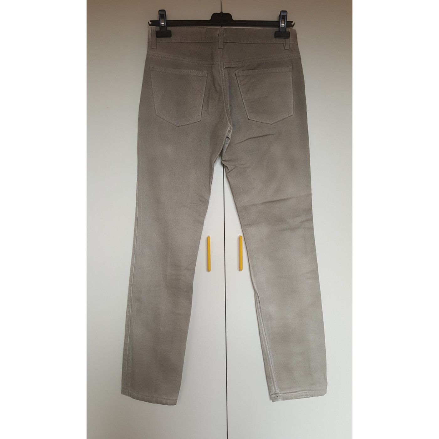 Marc Jacobs Gray Painted Denim Pants Size US 32 / EU 48 - 8 Thumbnail