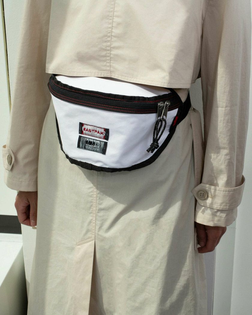 image of Eastpak x Maison Margiela Mm6 Reversible Fanny Pack in Red/White, Men's