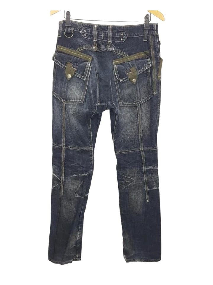PPFM PPFM Tactical Streetwear Denim Jeans Pant Size US 32 / EU 48 - 2 Thumbnail