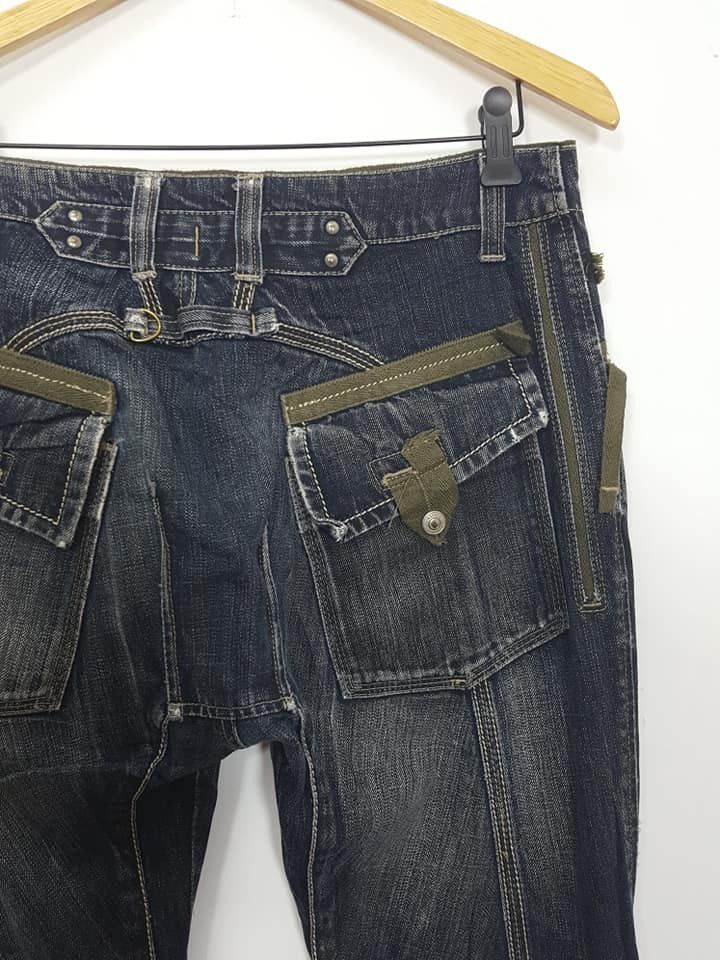 PPFM PPFM Tactical Streetwear Denim Jeans Pant Size US 32 / EU 48 - 8 Thumbnail