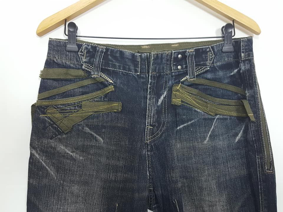 PPFM PPFM Tactical Streetwear Denim Jeans Pant Size US 32 / EU 48 - 3 Thumbnail