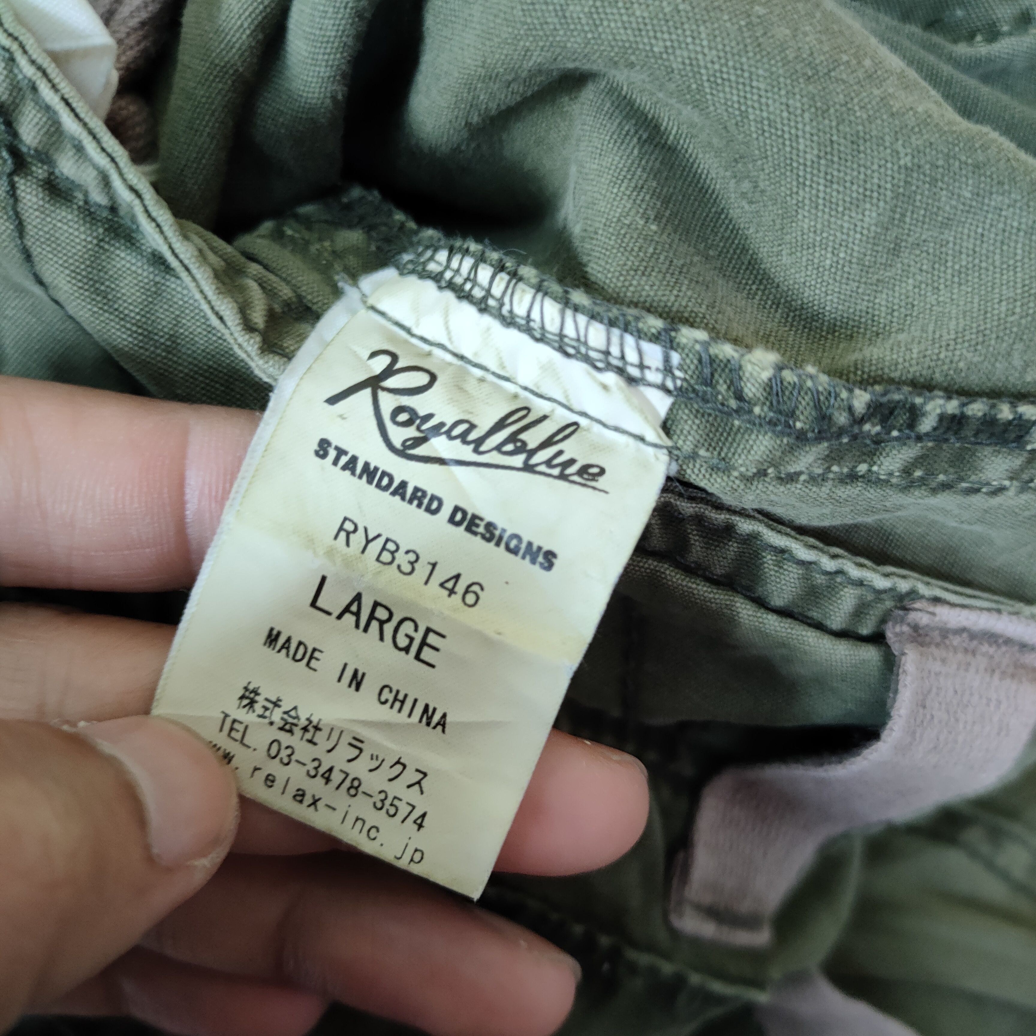 Japanese Brand VINTAGE ROYAL FADED CARGO PANTS/ BONDAGE PANTS #REP3 Size US 34 / EU 50 - 11 Thumbnail