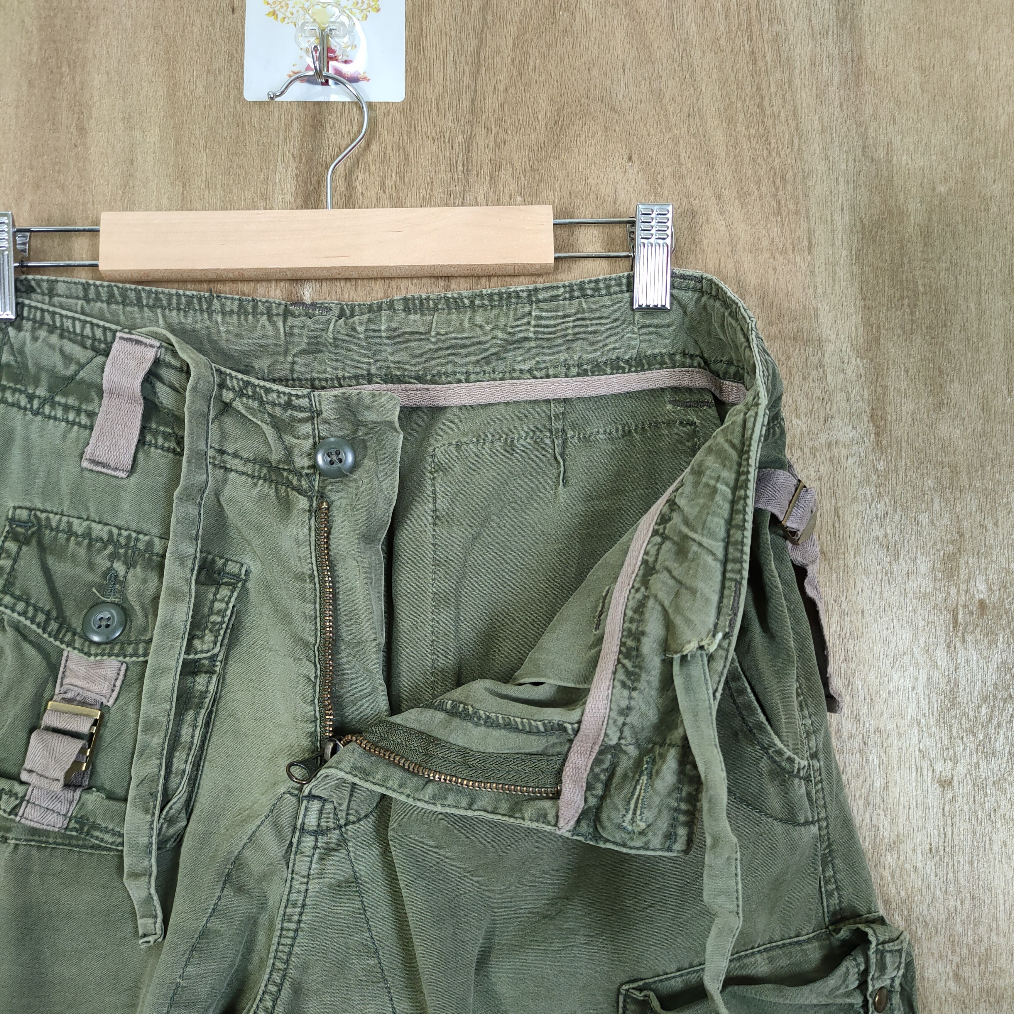 Japanese Brand VINTAGE ROYAL FADED CARGO PANTS/ BONDAGE PANTS #REP3 Size US 34 / EU 50 - 8 Thumbnail