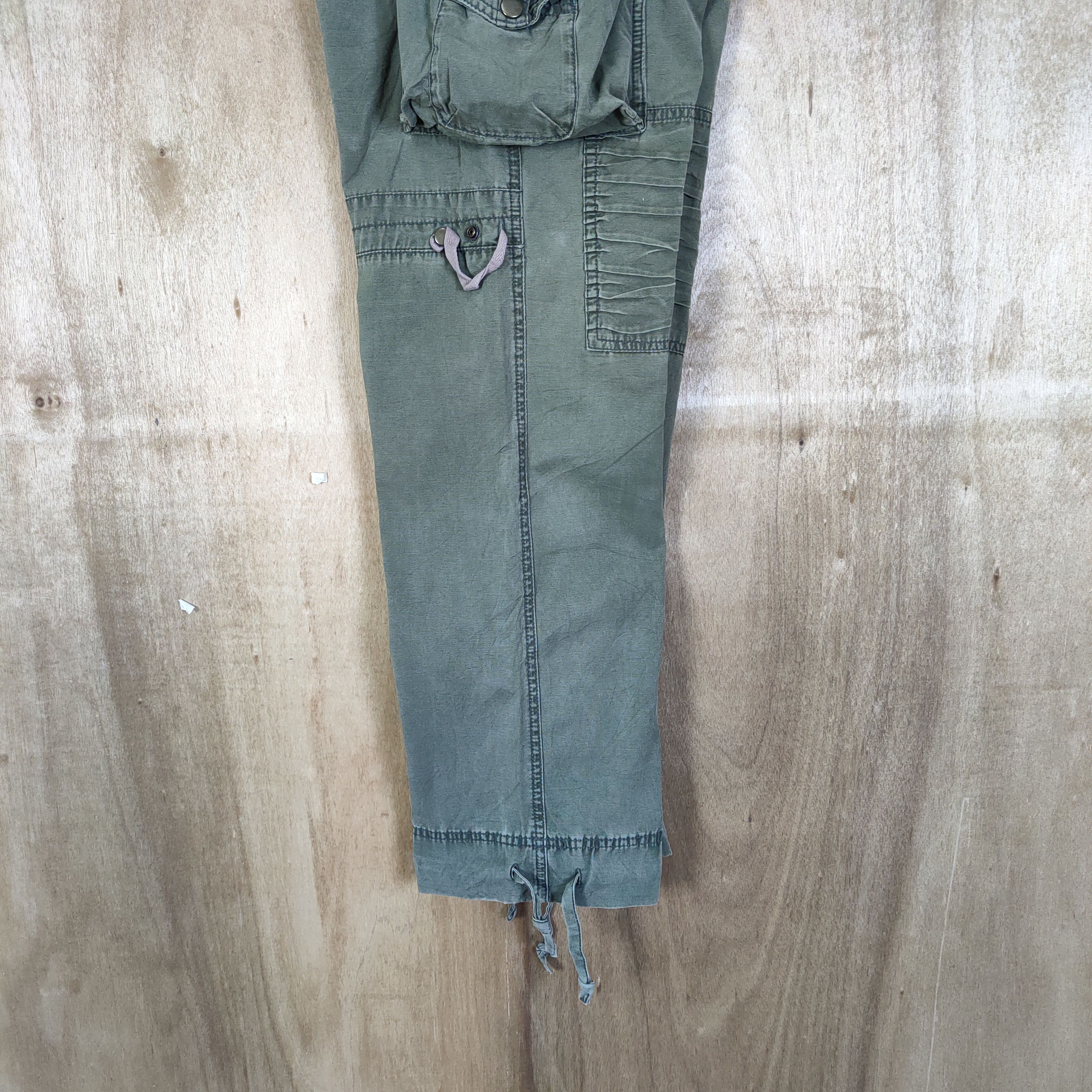 Japanese Brand VINTAGE ROYAL FADED CARGO PANTS/ BONDAGE PANTS #REP3 Size US 34 / EU 50 - 10 Thumbnail