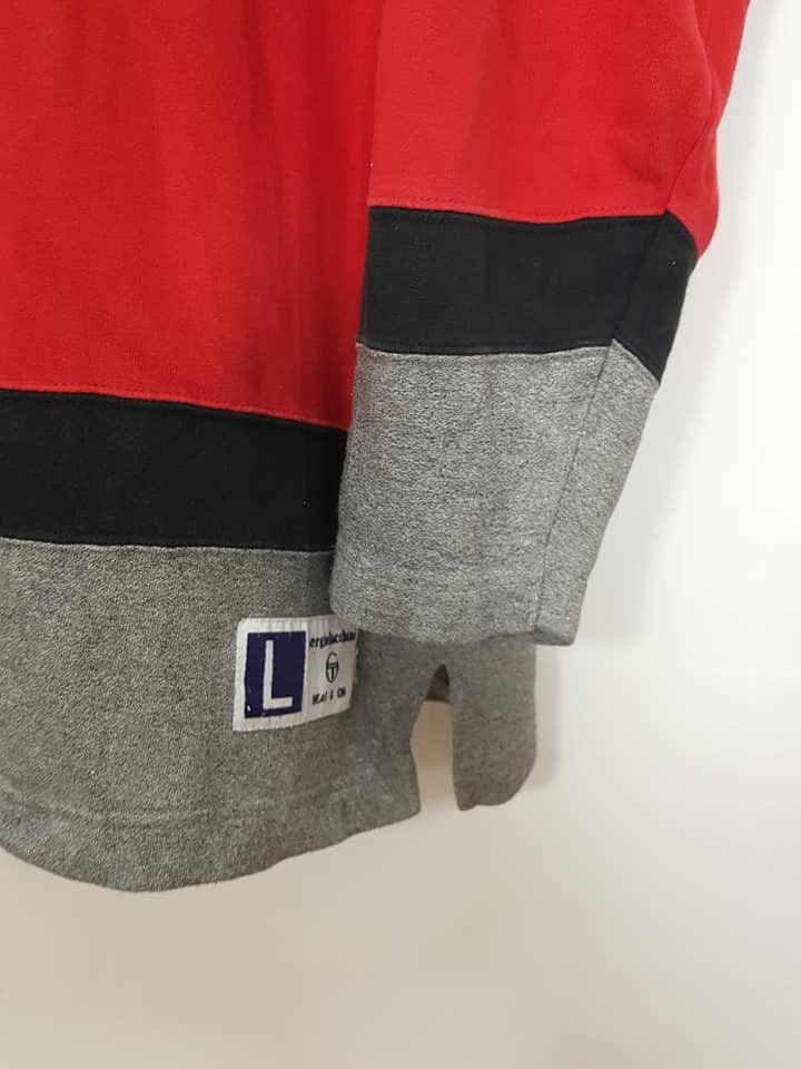 Sergio Tacchini × Vintage Sergio Tacchini Big Spellout Longsleeve Shirt Size US L / EU 52-54 / 3 - 10 Thumbnail