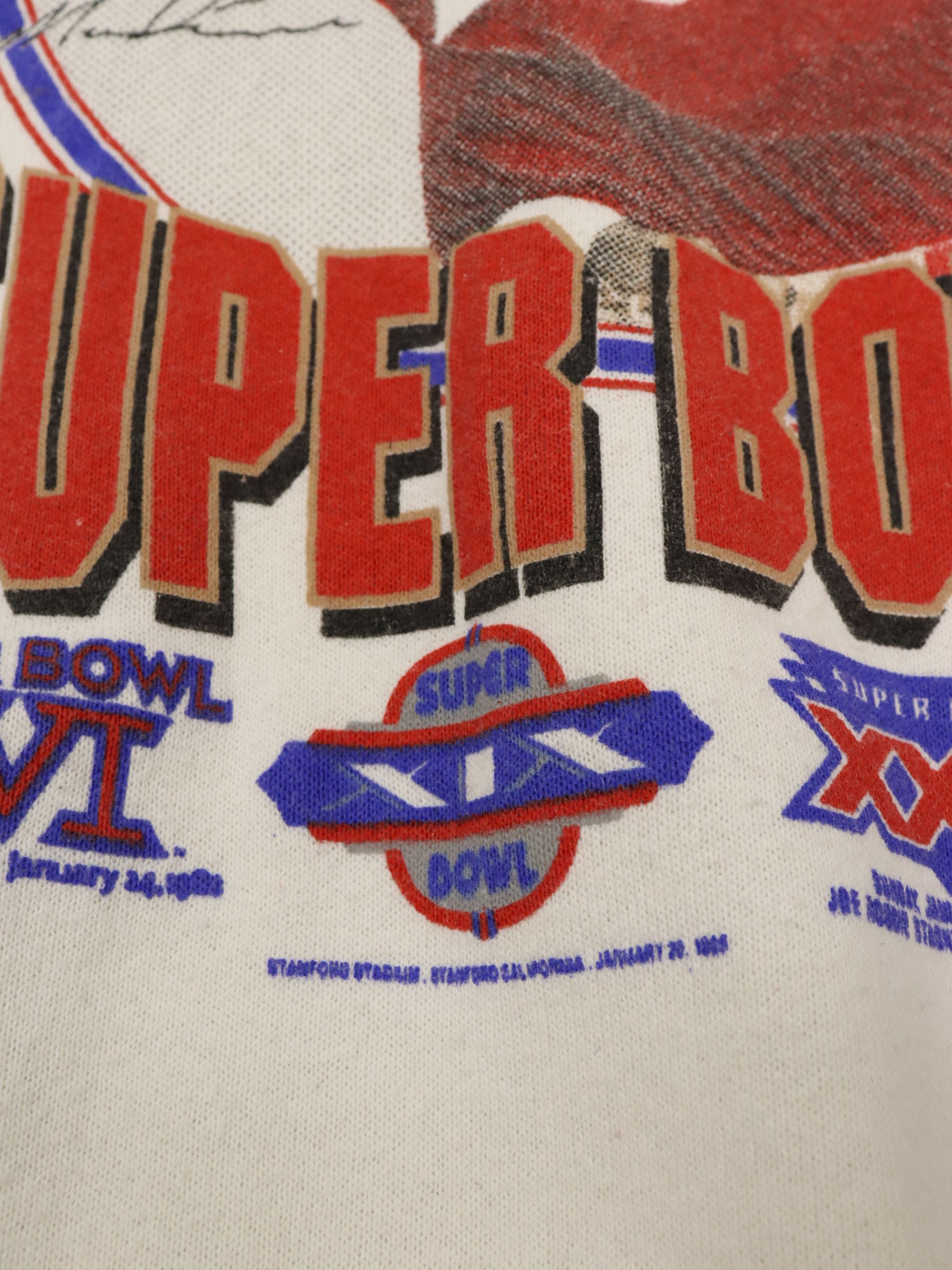 Fruit Of The Loom Vintage Joe Knows Super Bowls NFL San Francisco 49ers Size US M / EU 48-50 / 2 - 8 Thumbnail