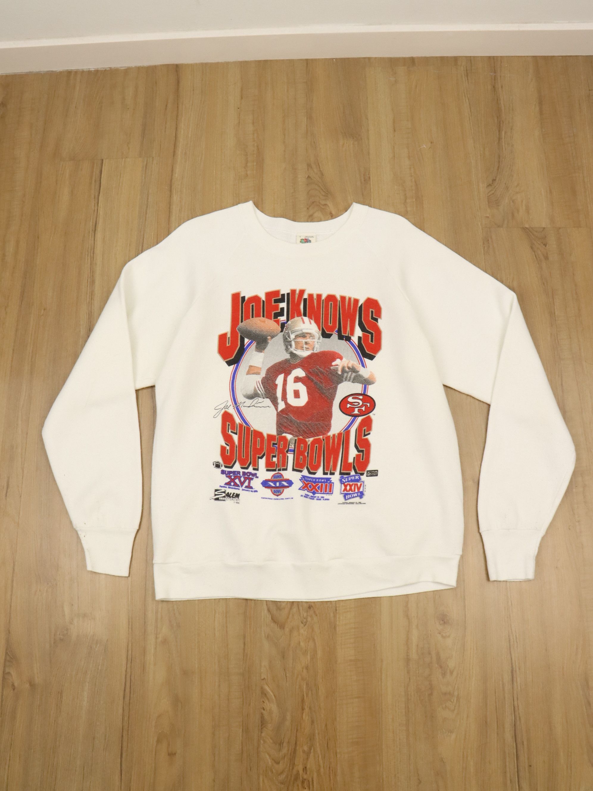 Fruit Of The Loom Vintage Joe Knows Super Bowls NFL San Francisco 49ers Size US M / EU 48-50 / 2 - 4 Thumbnail