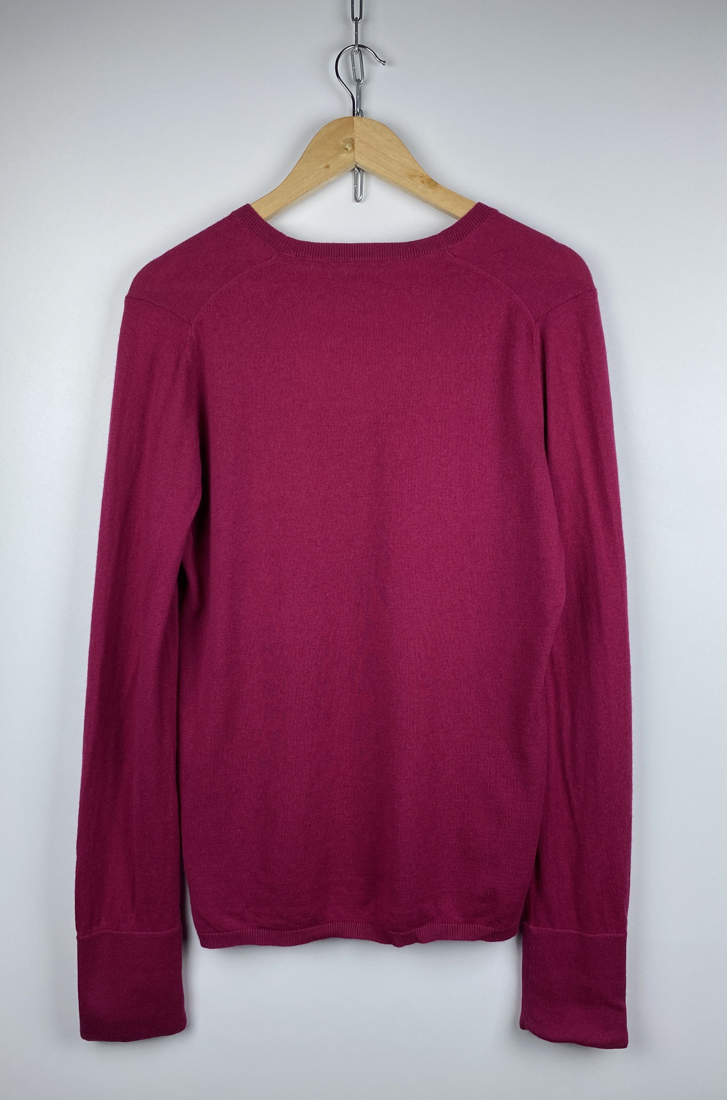 Burberry Burberry Brit Cotton Cashmere V-Neck Sweater Size L Size L / US 10 / IT 46 - 10 Thumbnail