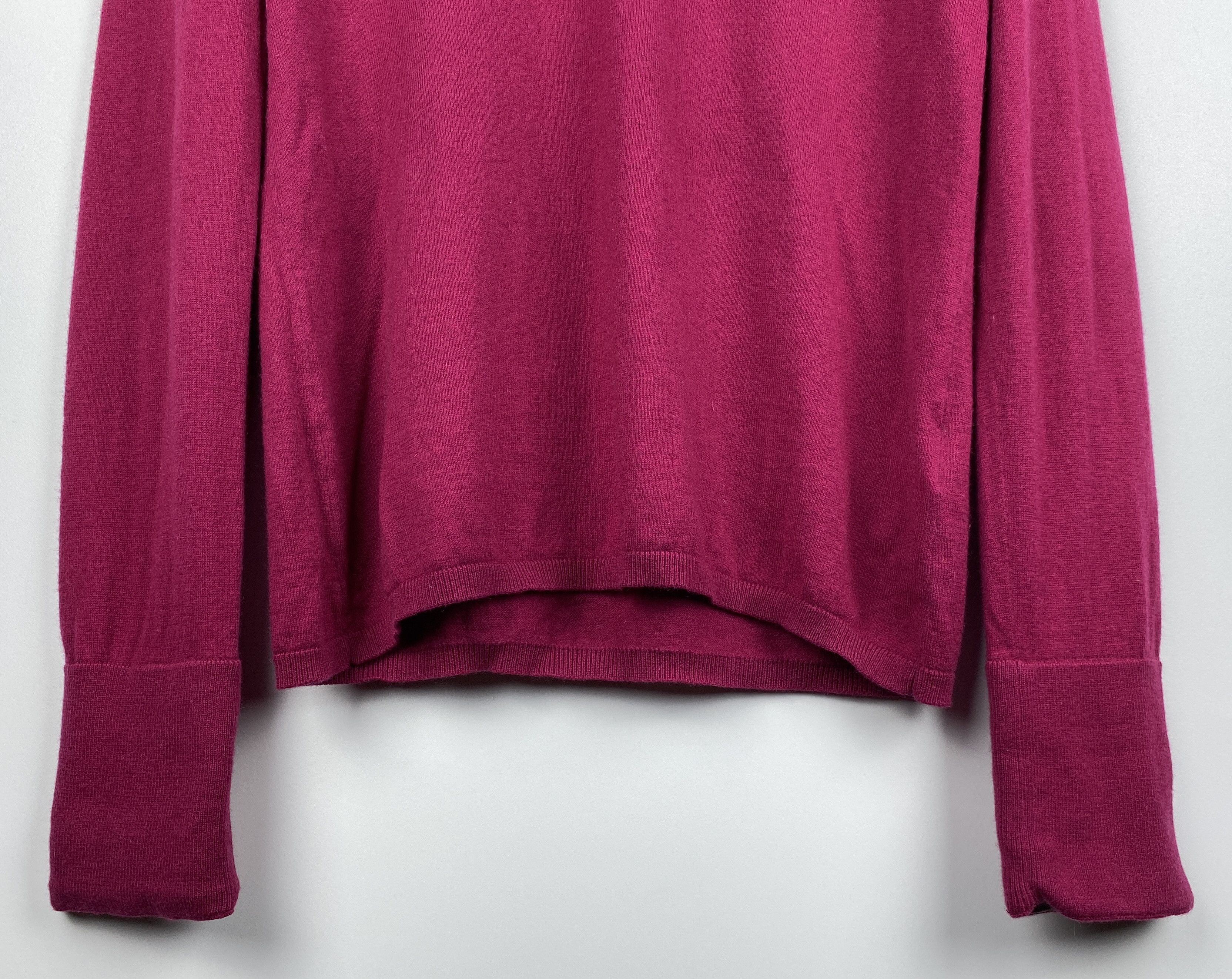 Burberry Burberry Brit Cotton Cashmere V-Neck Sweater Size L Size L / US 10 / IT 46 - 4 Thumbnail