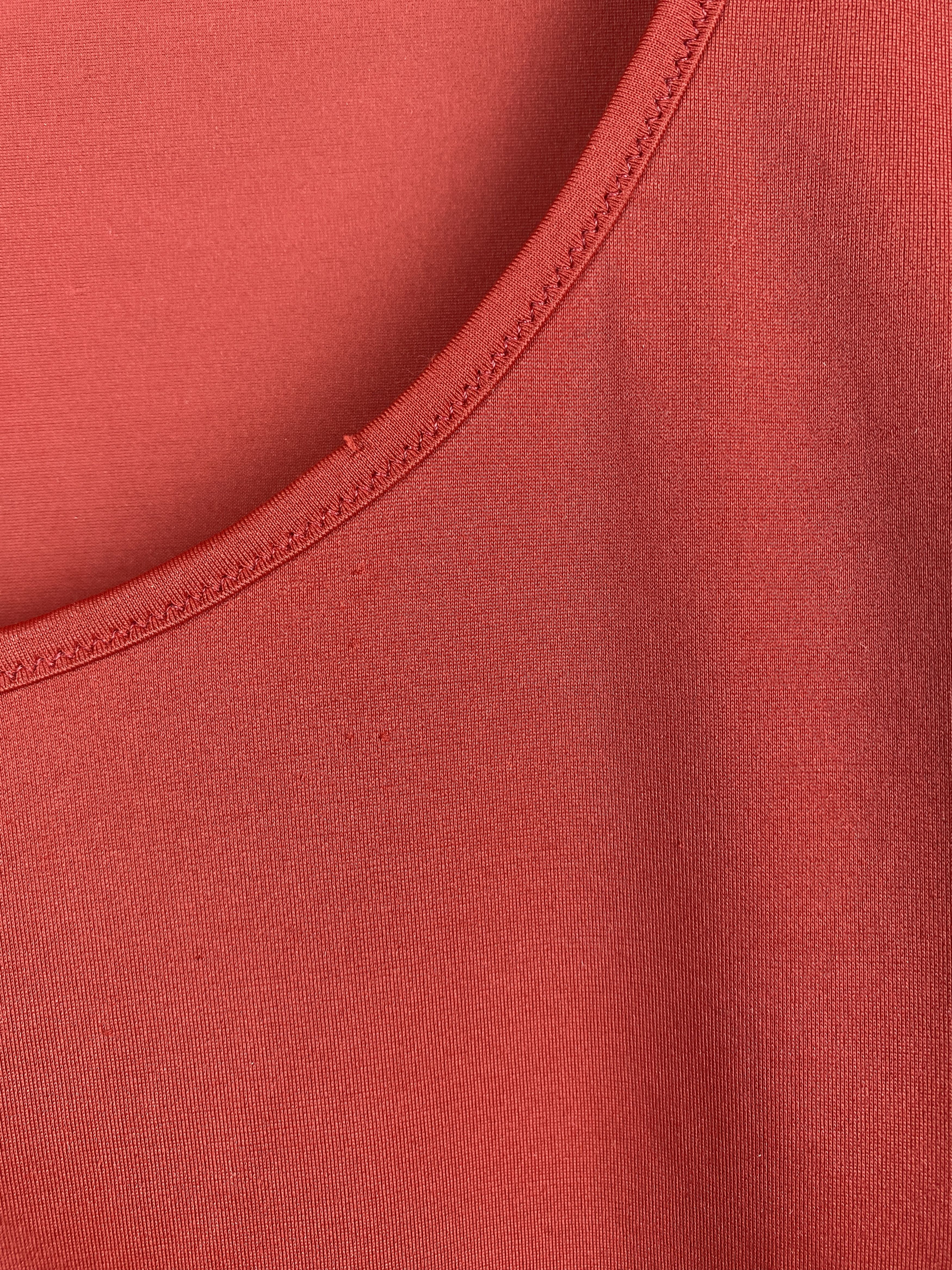 Prada × Vintage Prada Vintage Red Tab Long Sleeve Pullover Top Size L Size L / US 10 / IT 46 - 4 Thumbnail