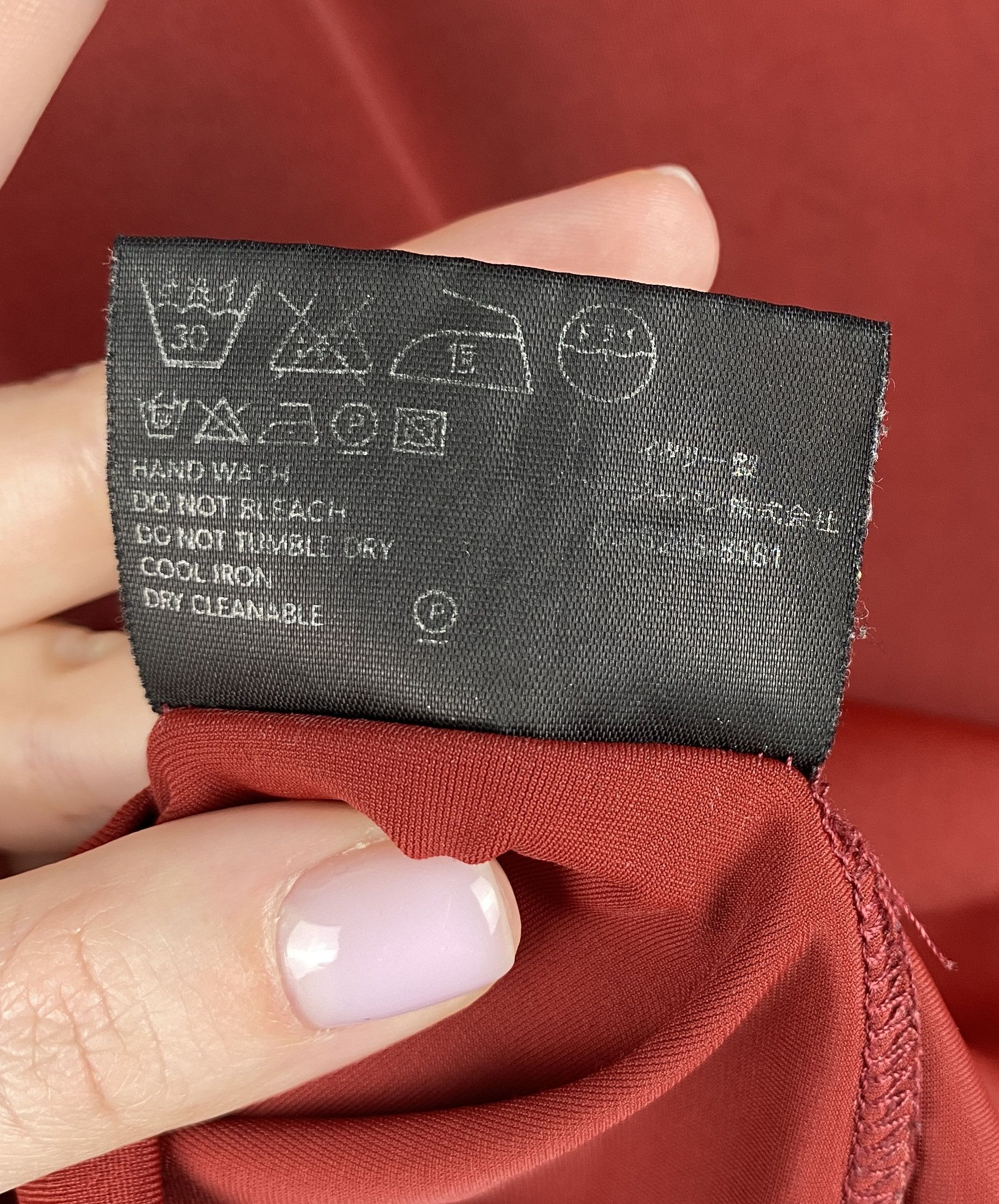 Prada × Vintage Prada Vintage Red Tab Long Sleeve Pullover Top Size L Size L / US 10 / IT 46 - 11 Thumbnail
