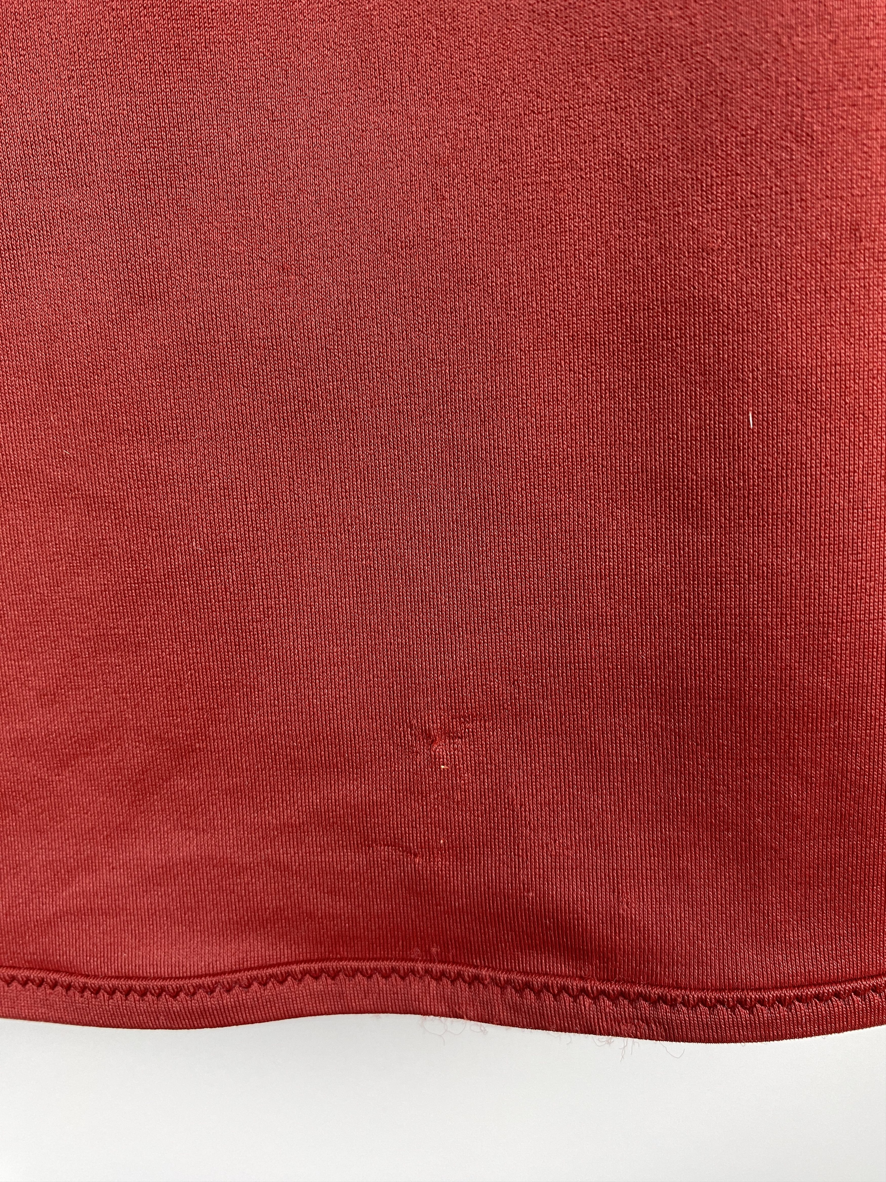 Prada × Vintage Prada Vintage Red Tab Long Sleeve Pullover Top Size L Size L / US 10 / IT 46 - 7 Thumbnail