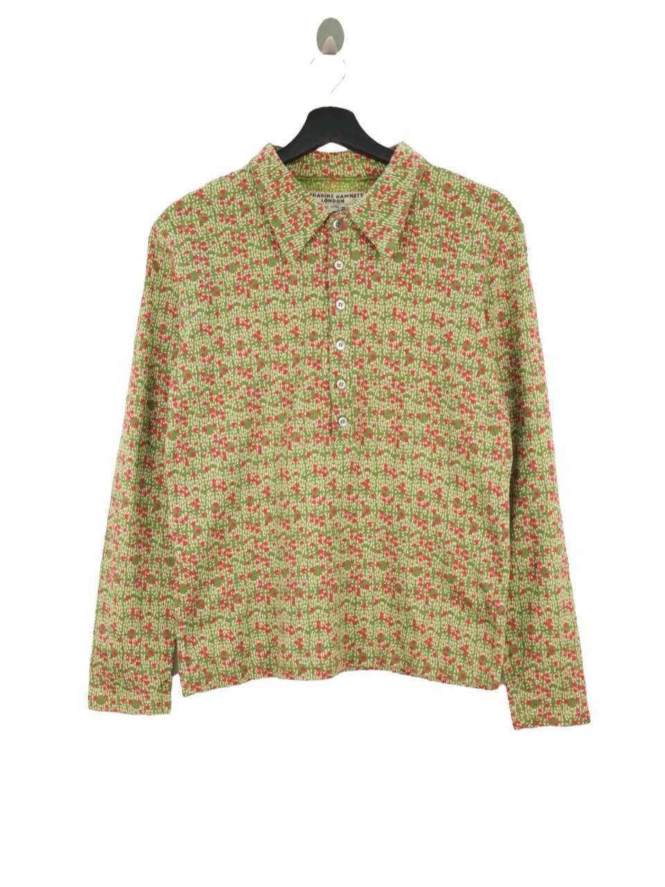 Katharine Hamnett London Katharine Hamnett London 3/4 Button Up Longsleeve Shirt Size US S / EU 44-46 / 1 - 2 Thumbnail