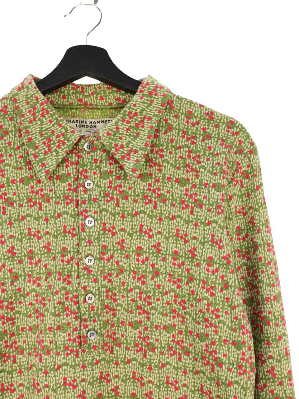 Katharine Hamnett London 3/4 Button Up Longsleeve Shirt