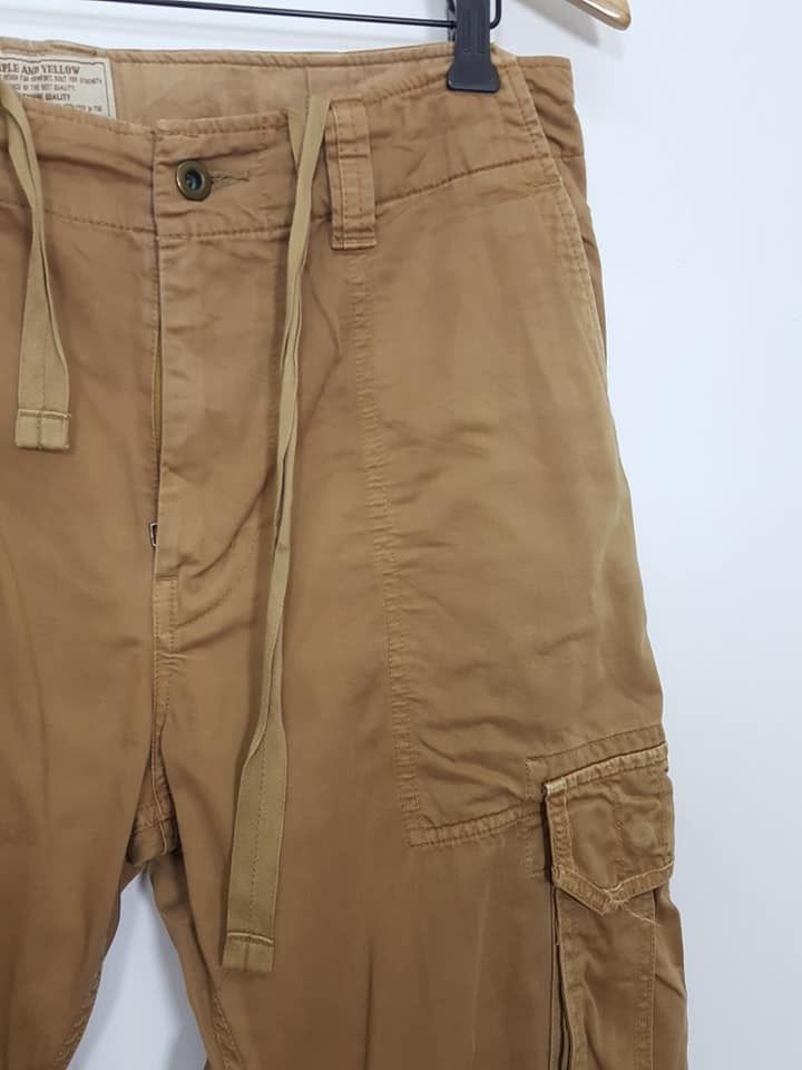 Japanese Brand Ankle Zipper Adjustable Waist Cargo Pants Size US 32 / EU 48 - 3 Thumbnail