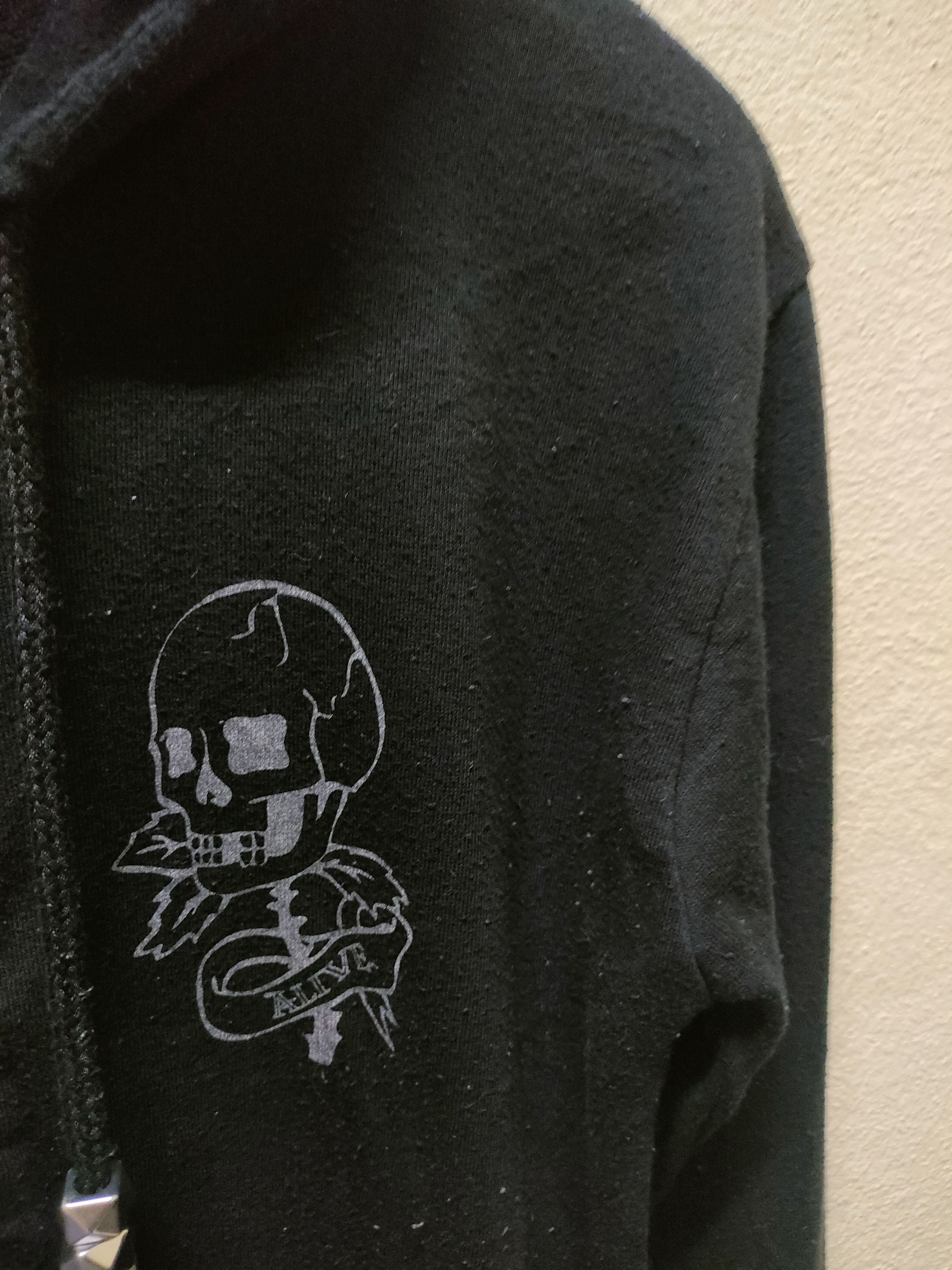 Japanese Brand Gladnew Skulls Design Zipper Hoodie Size US M / EU 48-50 / 2 - 8 Thumbnail