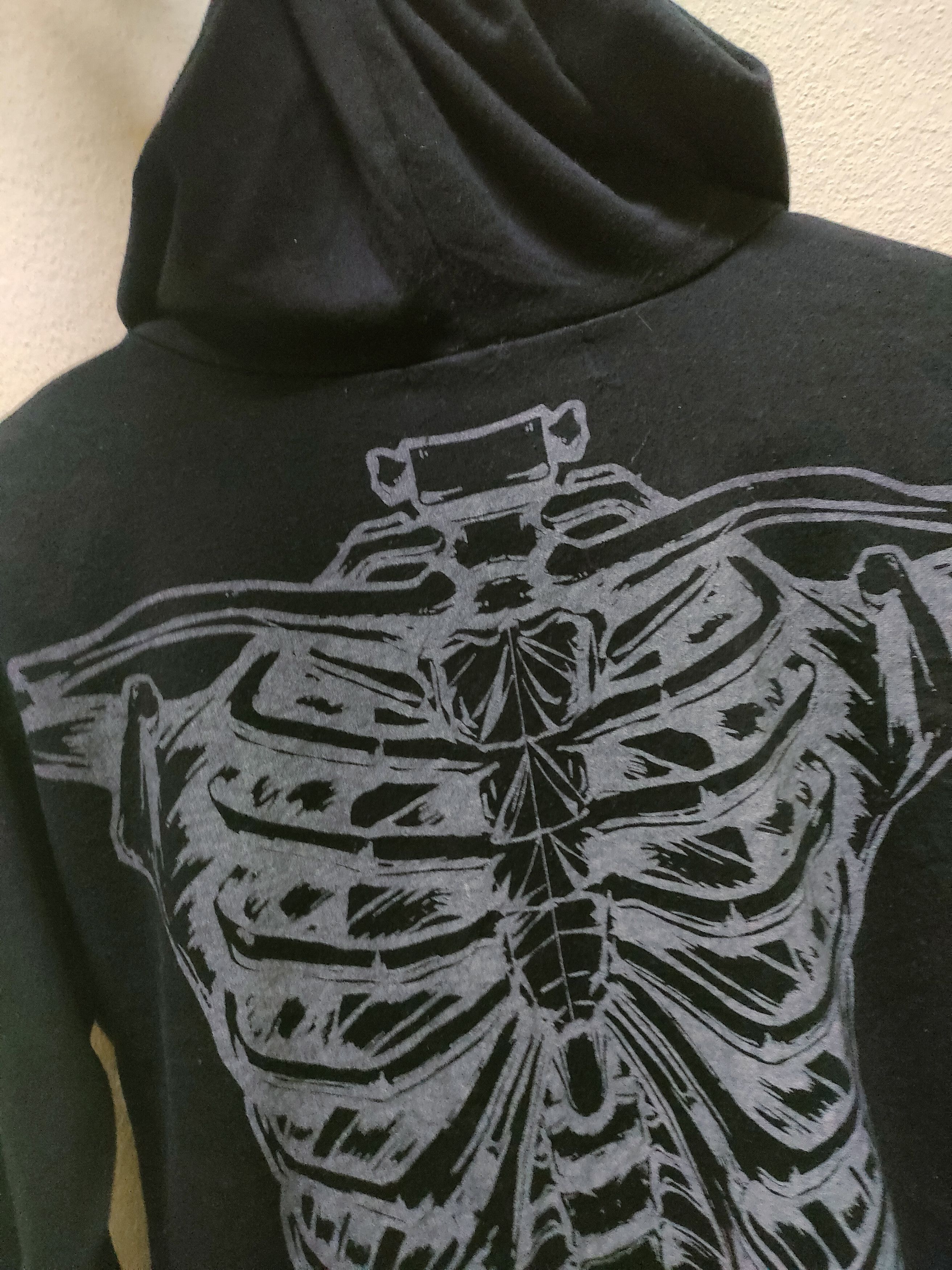 Japanese Brand Gladnew Skulls Design Zipper Hoodie Size US M / EU 48-50 / 2 - 3 Thumbnail