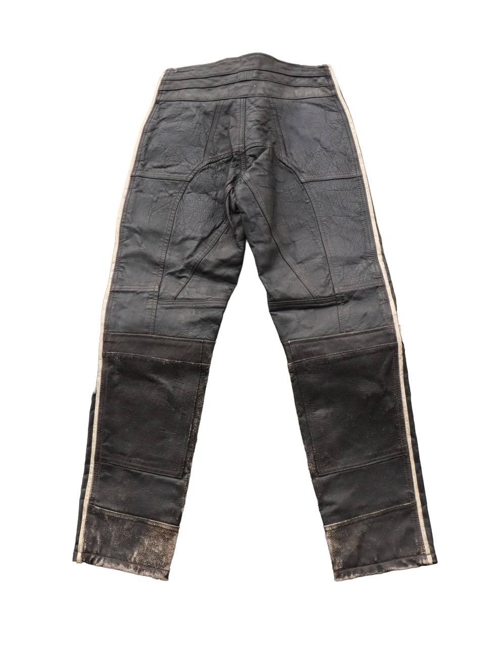 Genuine Leather Vintage Yamaha Motocross Leather Pants Size US 28 / EU 44 - 5 Thumbnail