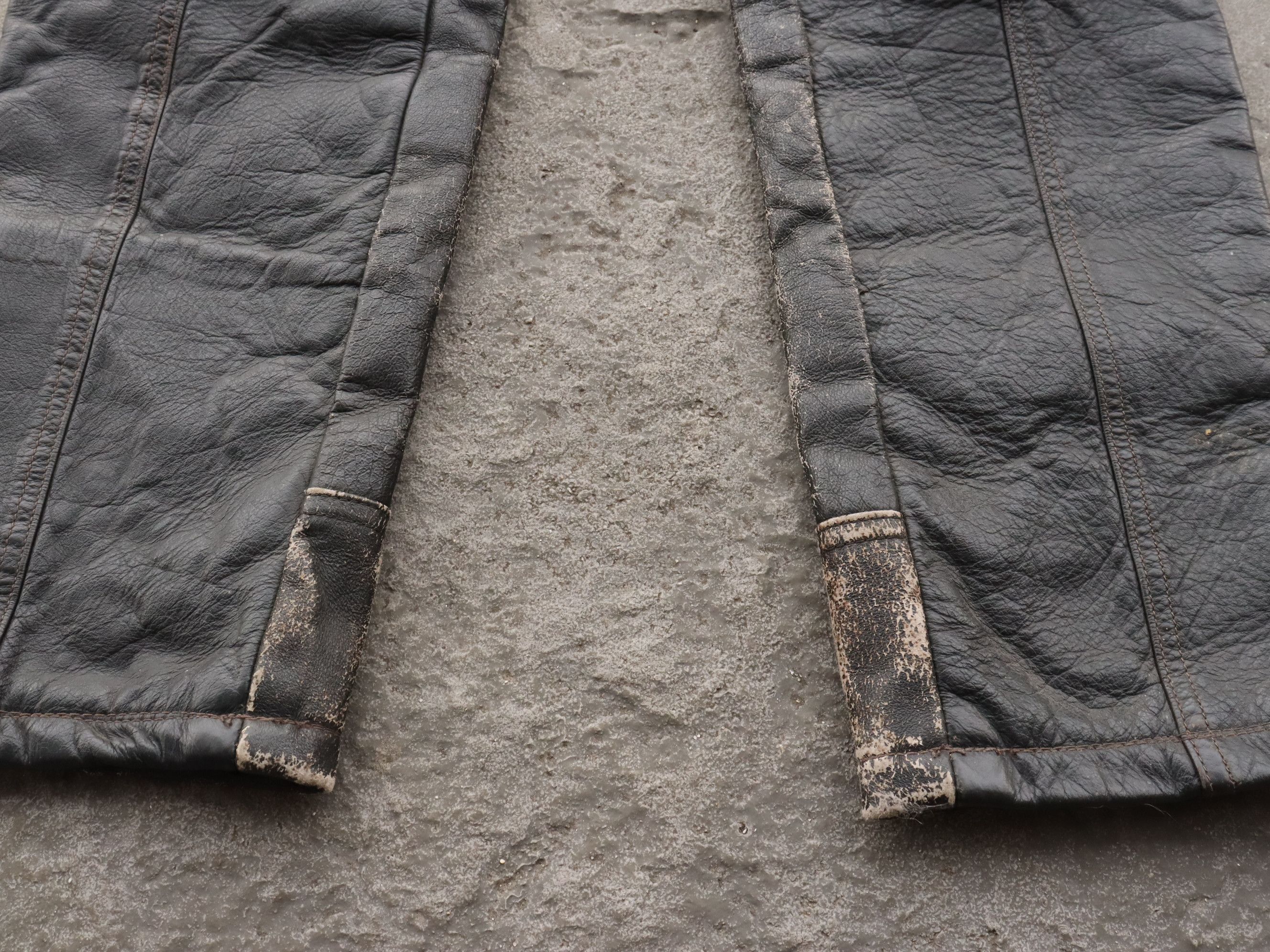 Genuine Leather Vintage Yamaha Motocross Leather Pants Size US 28 / EU 44 - 19 Thumbnail
