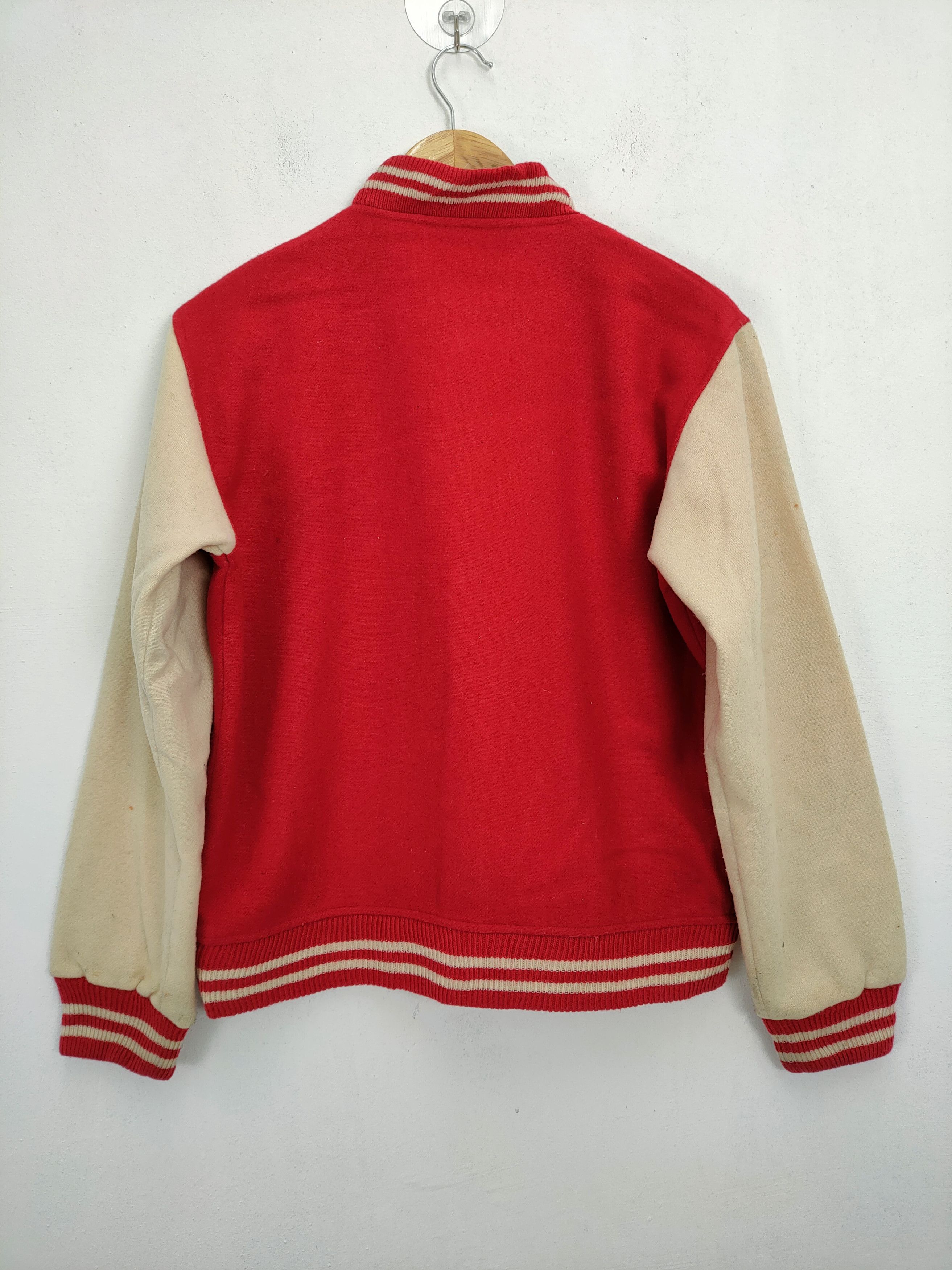 Japanese Brand 💥 BESTOFFER💥 ROIS MOU WOOL VARSITY JACKET Size US S / EU 44-46 / 1 - 5 Thumbnail