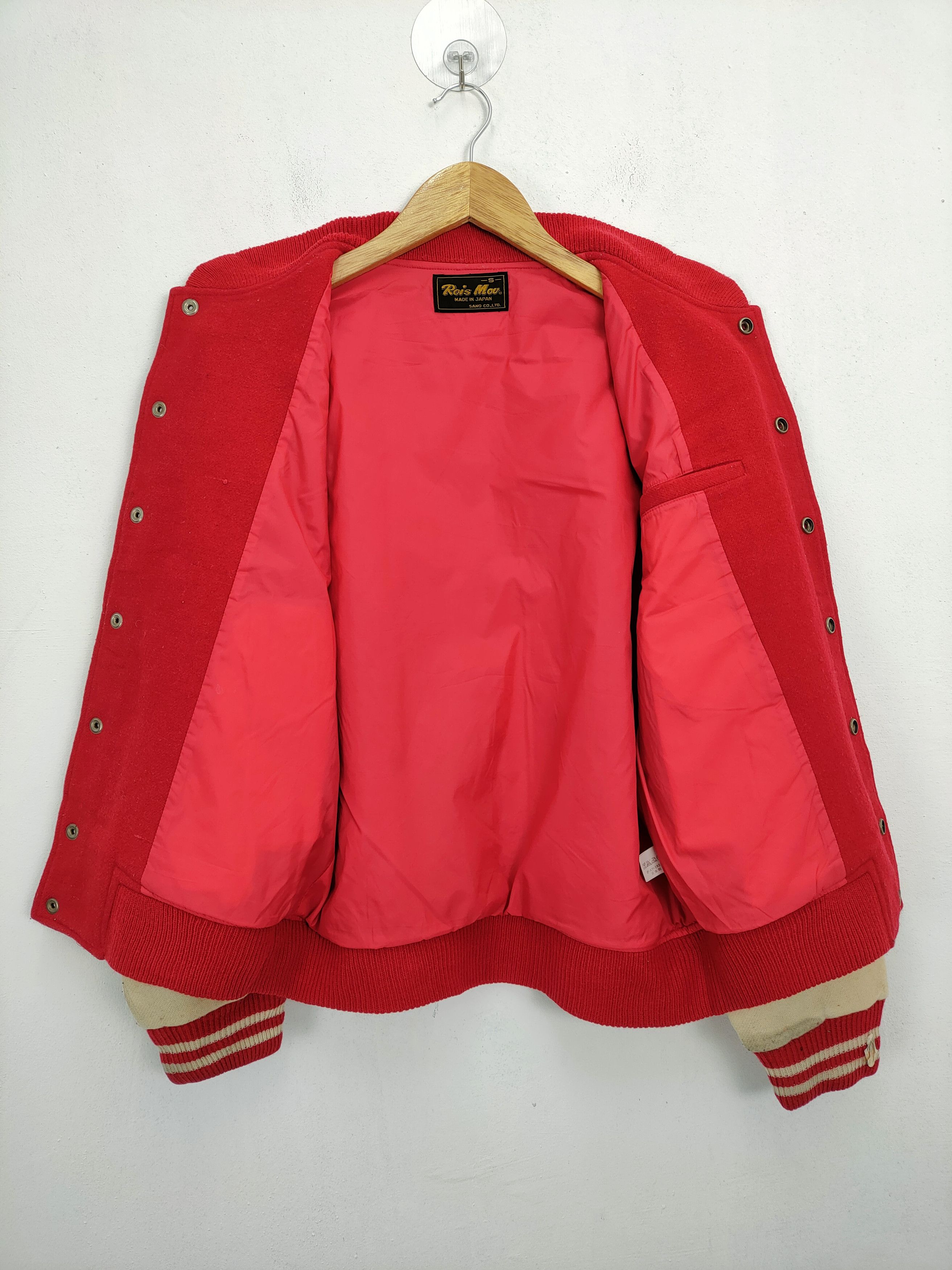 Japanese Brand 💥 BESTOFFER💥 ROIS MOU WOOL VARSITY JACKET Size US S / EU 44-46 / 1 - 6 Thumbnail