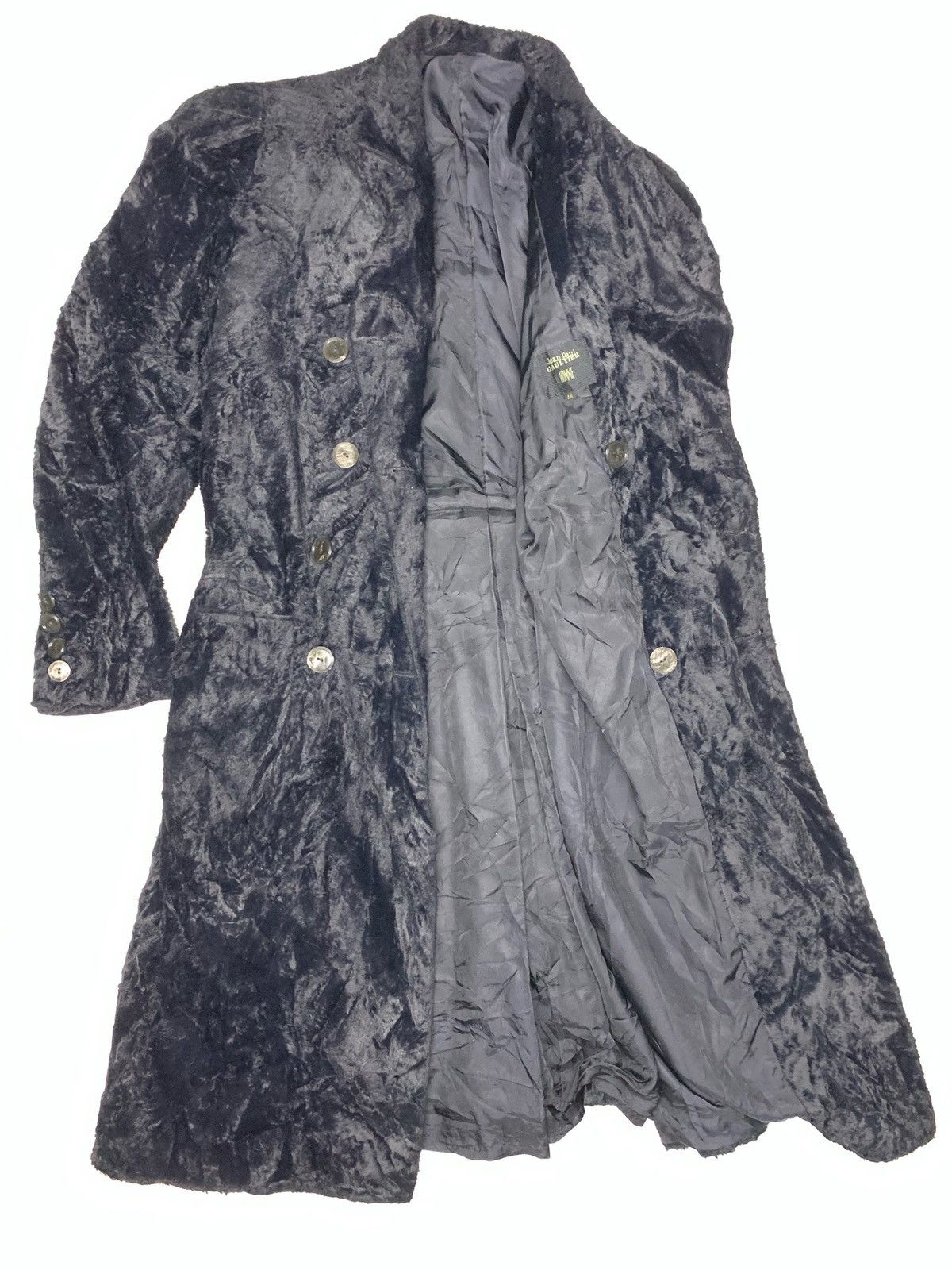 Gaultier Homme Objet × Jean Paul Gaultier ❤️‍🔥 JPG Faux Fur Shearling Jacket Coat Size US S / EU 44-46 / 1 - 11 Thumbnail