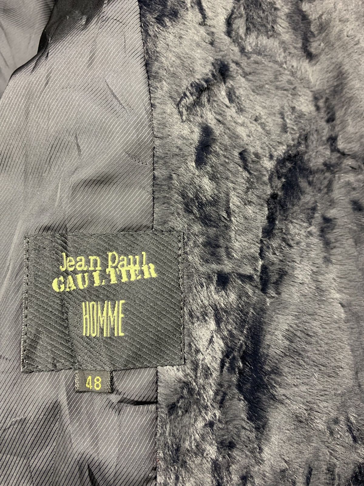 Gaultier Homme Objet × Jean Paul Gaultier ❤️‍🔥 JPG Faux Fur Shearling Jacket Coat Size US S / EU 44-46 / 1 - 12 Thumbnail