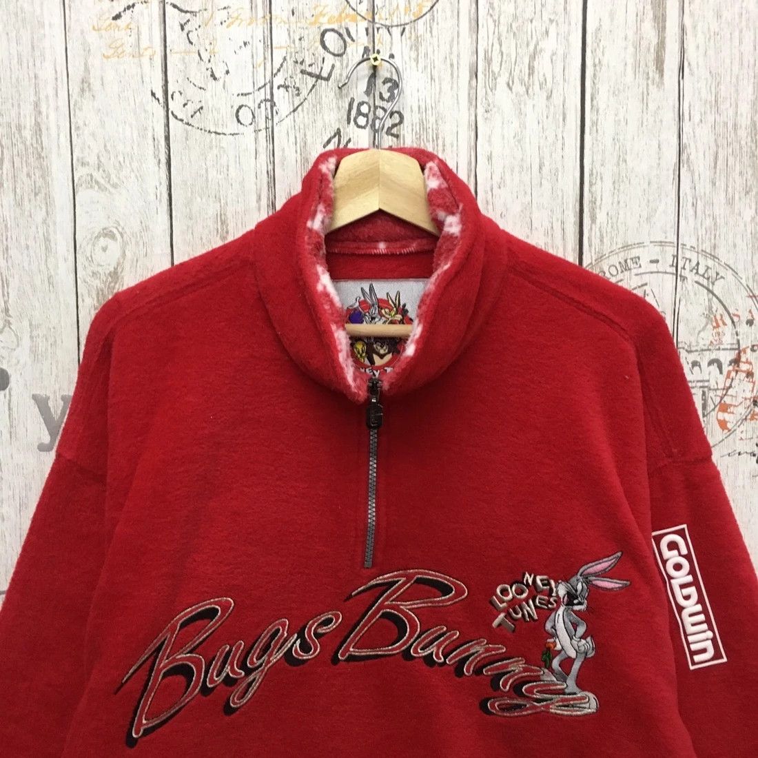 Cartoon Network × Goldwin × Vintage Vintage 90'sBugs Bunny x Goldwin 1996 All Embroidery Fleece Size US XL / EU 56 / 4 - 2 Thumbnail