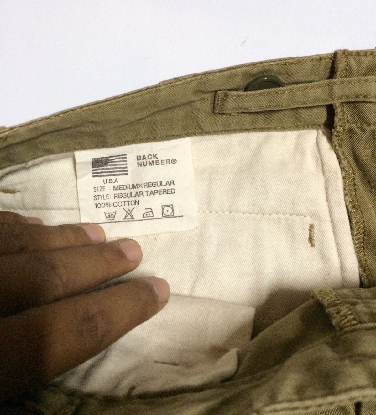 Designer × Japanese Brand Back Number Tactical Cargo Pant Regular Tapered Size US 32 / EU 48 - 6 Thumbnail