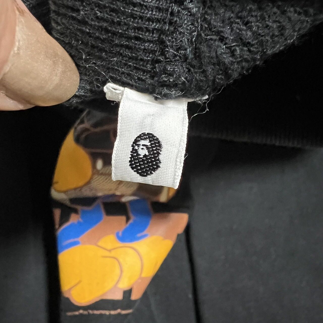 Bape BAPE Milo crewneck sweat black Size US L / EU 52-54 / 3 - 4 Thumbnail