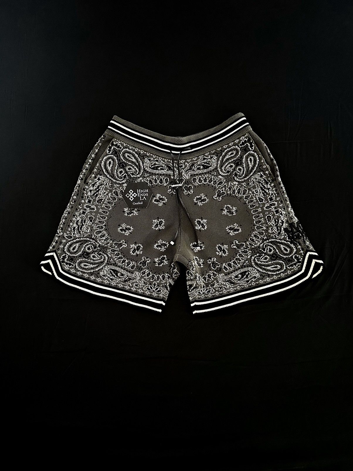 Amiri Amiri Cashmere Blend Bandana Shorts Size US 36 / EU 52 - 1 Thumbnail