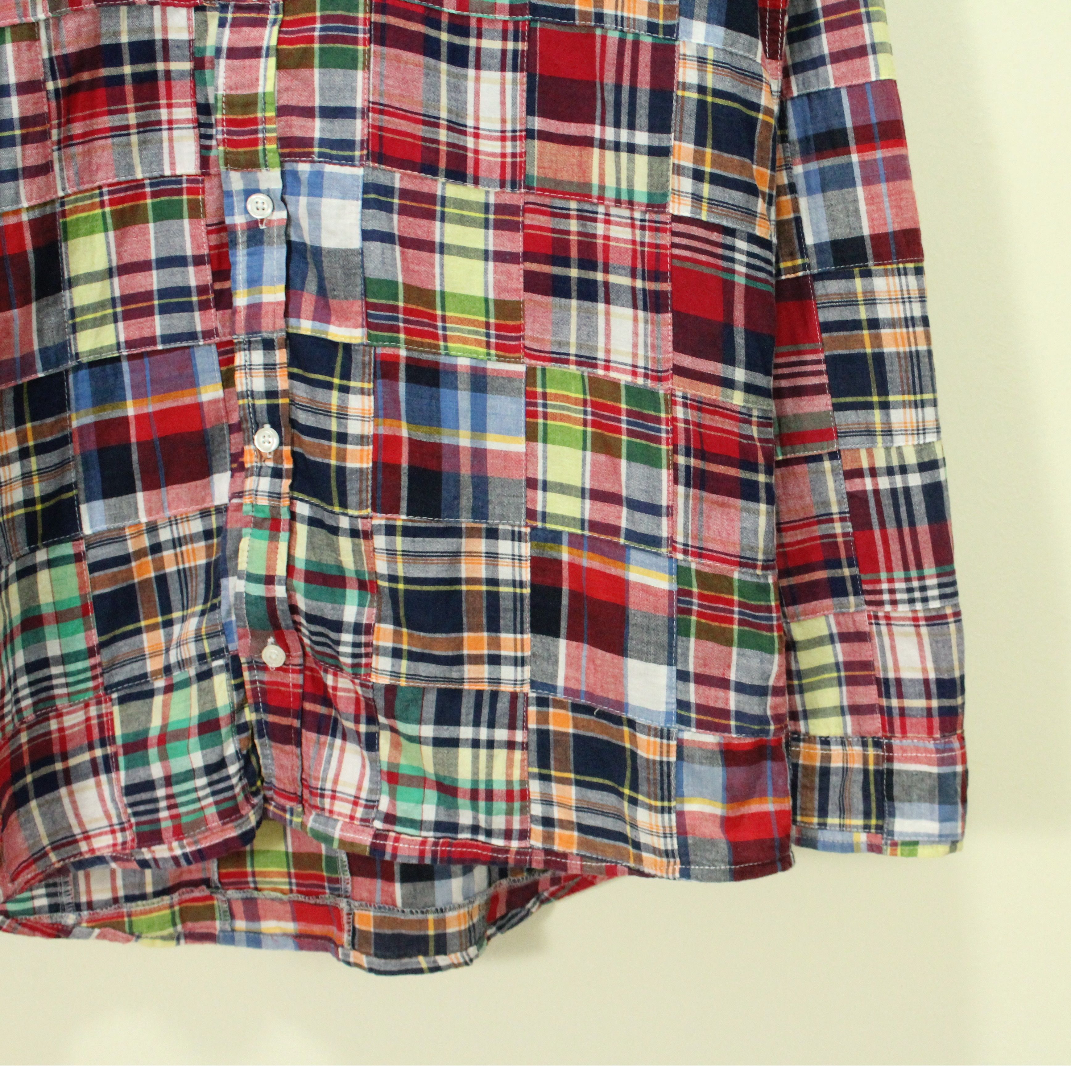 Japanese Brand Patchwork THRUXTON Shirt Multicolor Plaid Size US L / EU 52-54 / 3 - 4 Thumbnail