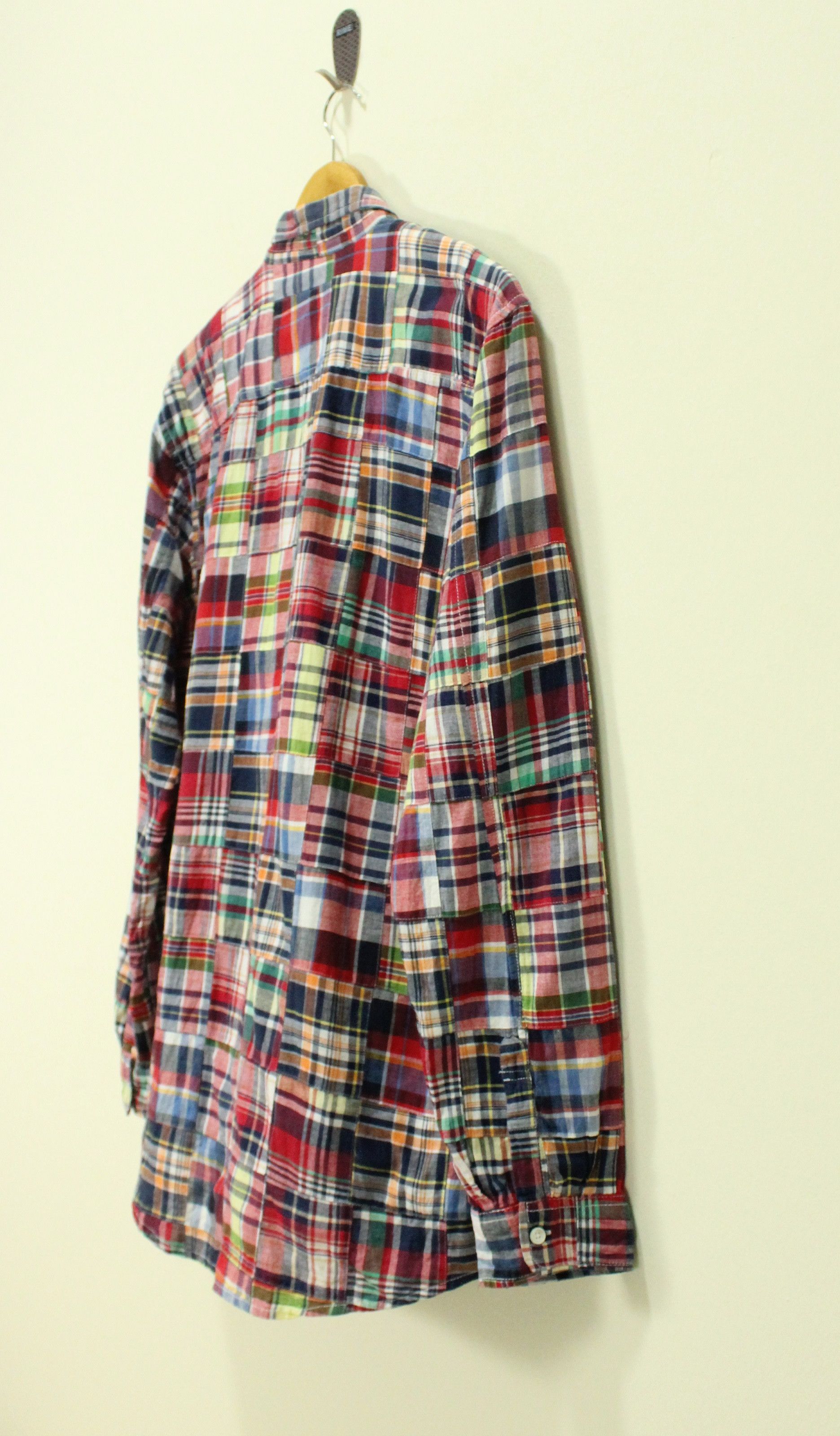 Japanese Brand Patchwork THRUXTON Shirt Multicolor Plaid Size US L / EU 52-54 / 3 - 5 Thumbnail