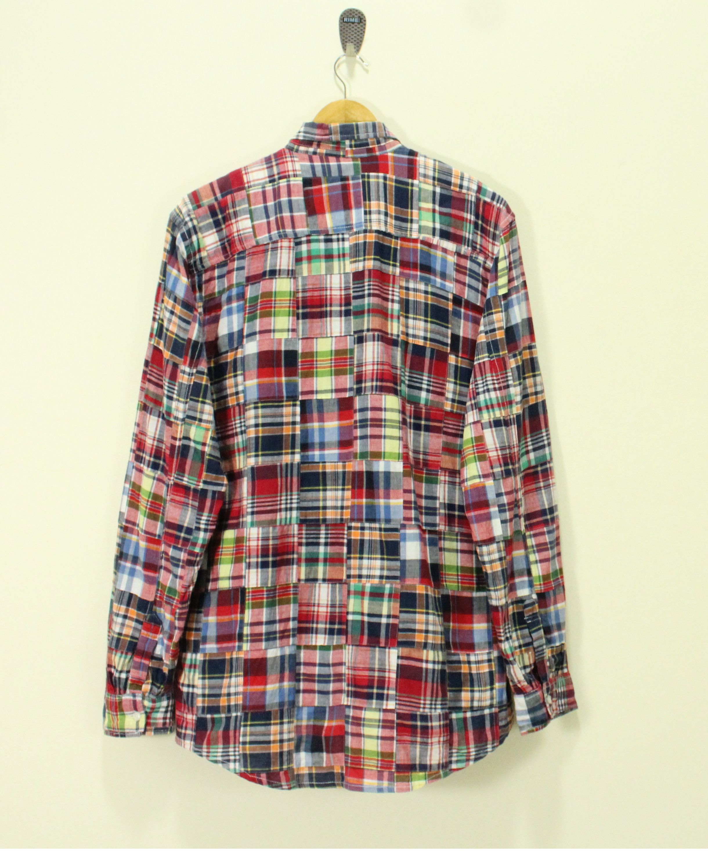 Japanese Brand Patchwork THRUXTON Shirt Multicolor Plaid Size US L / EU 52-54 / 3 - 3 Thumbnail