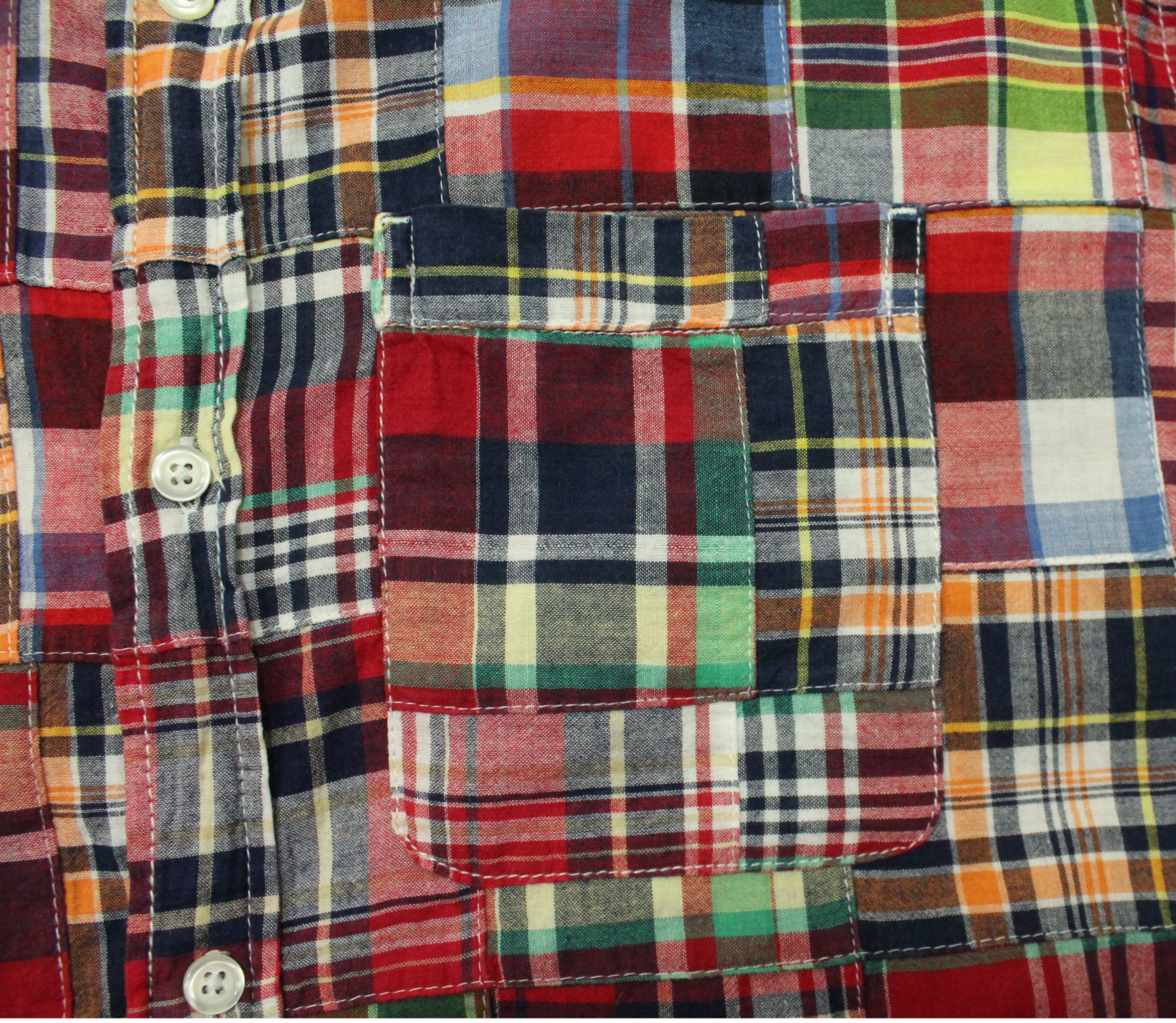 Japanese Brand Patchwork THRUXTON Shirt Multicolor Plaid Size US L / EU 52-54 / 3 - 8 Thumbnail