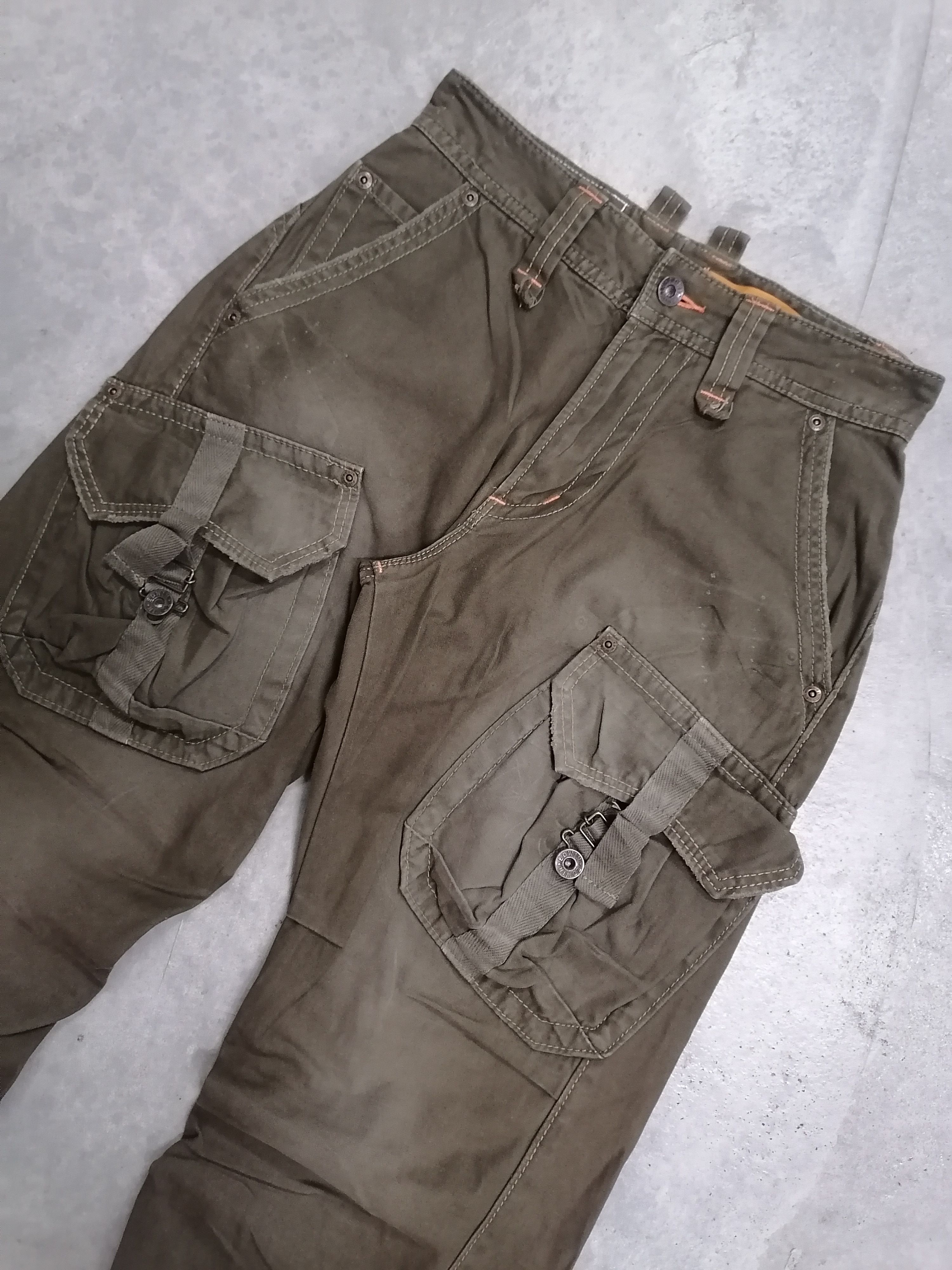 Sickkk🔥Edwin Flare Twist Front Pocket Pants⚡⚡⚡