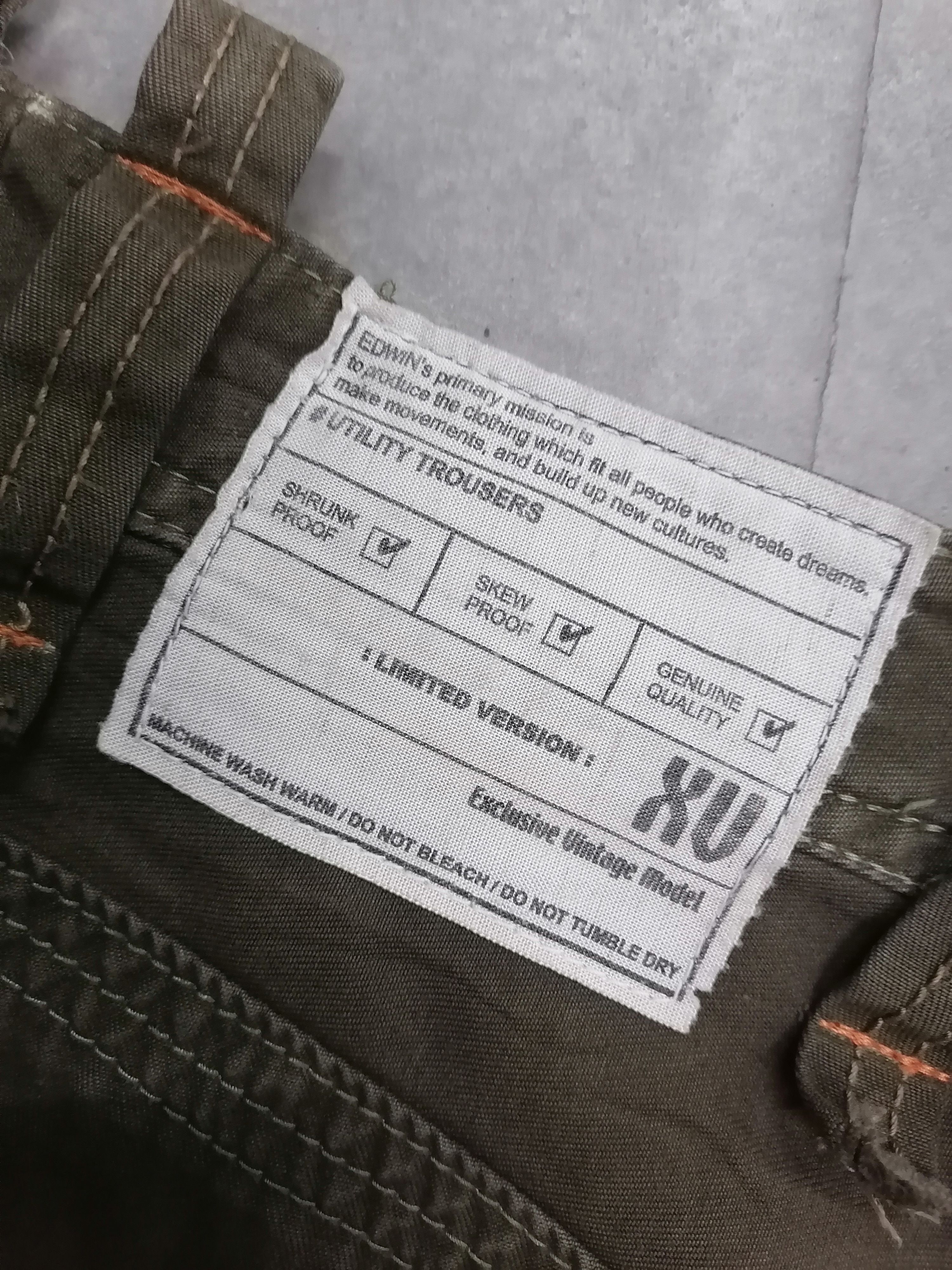 Japanese Brand Edwin Flare Twist Front Pocket Pant Size US 26 / EU 42 - 11 Thumbnail