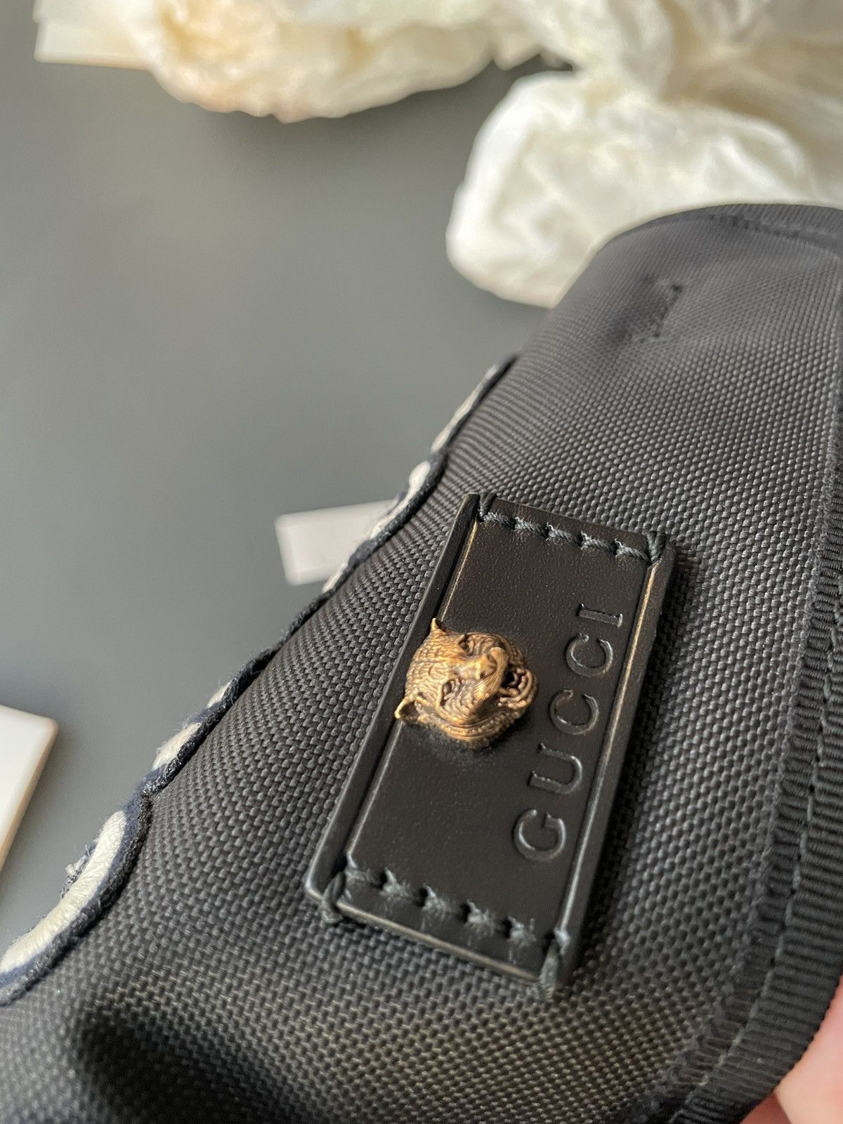 Gucci Rare $3k Brand New Super Runway Embroidery Backpack Bag Size ONE SIZE - 18 Thumbnail