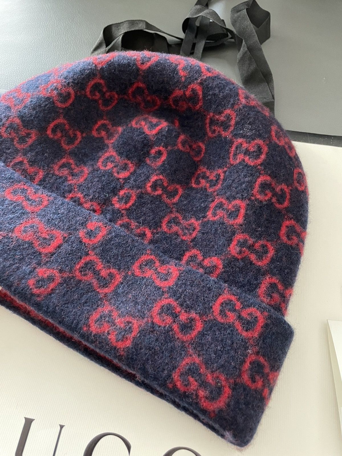 Gucci Rare BrandNEW Classic Gucci GG Logo Wool Hat Limited Edition Size ONE SIZE - 13 Thumbnail