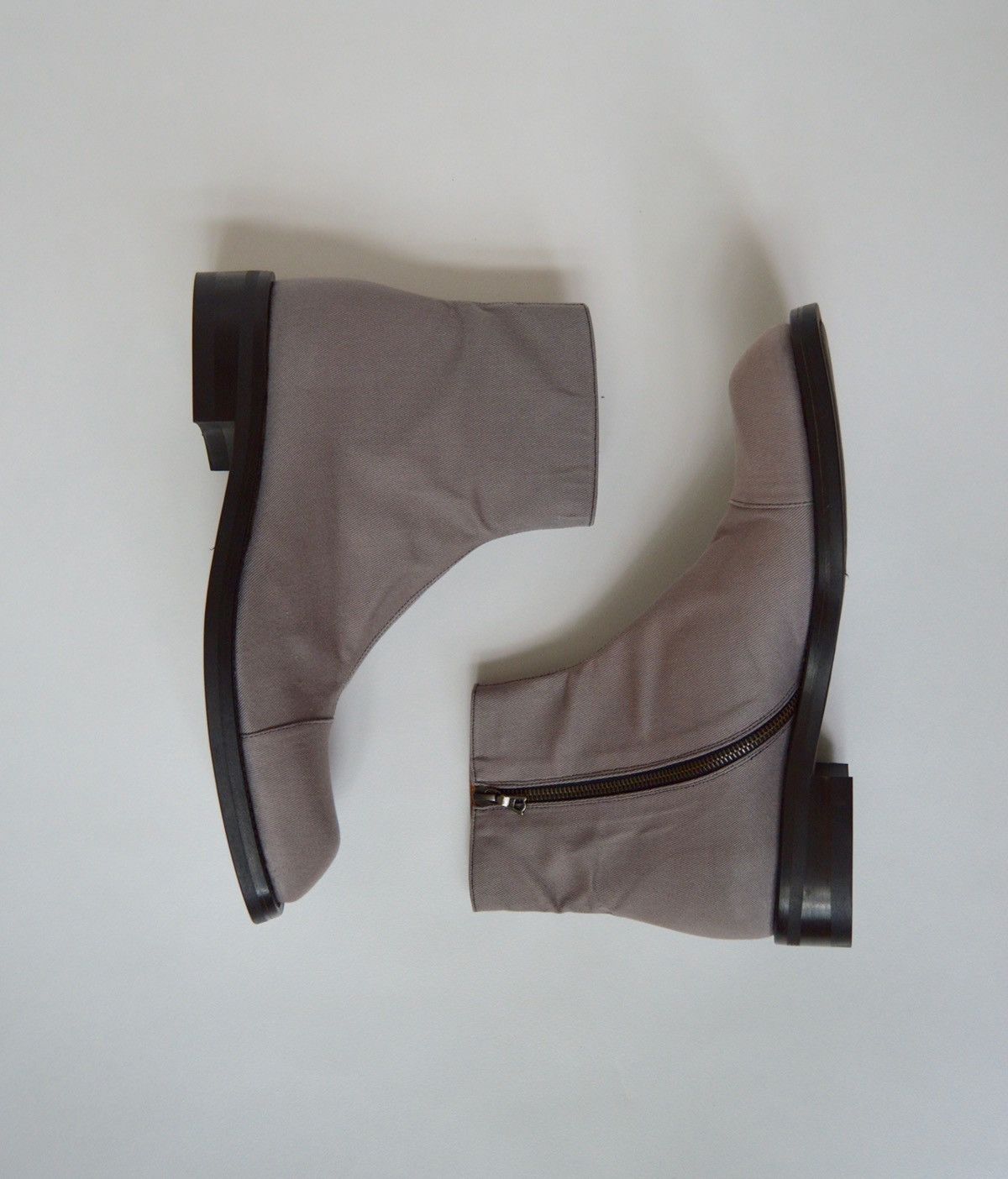 Dries Van Noten S/S 18 Square Toe Canvas Boots Size US 10 / EU 43 - 9 Thumbnail